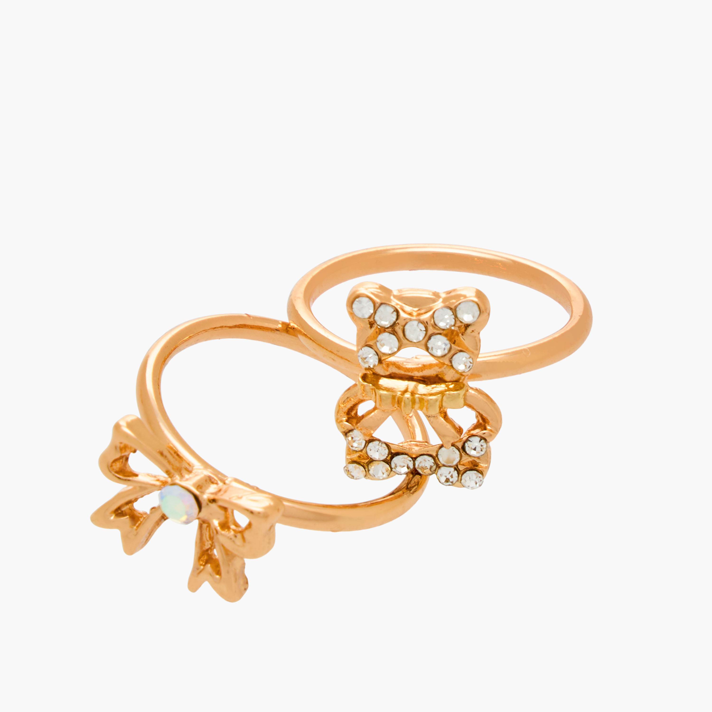 خواتم مزينة من تشارمز - طقم من 5 قطع-girls-accessories-jewellery-image-3