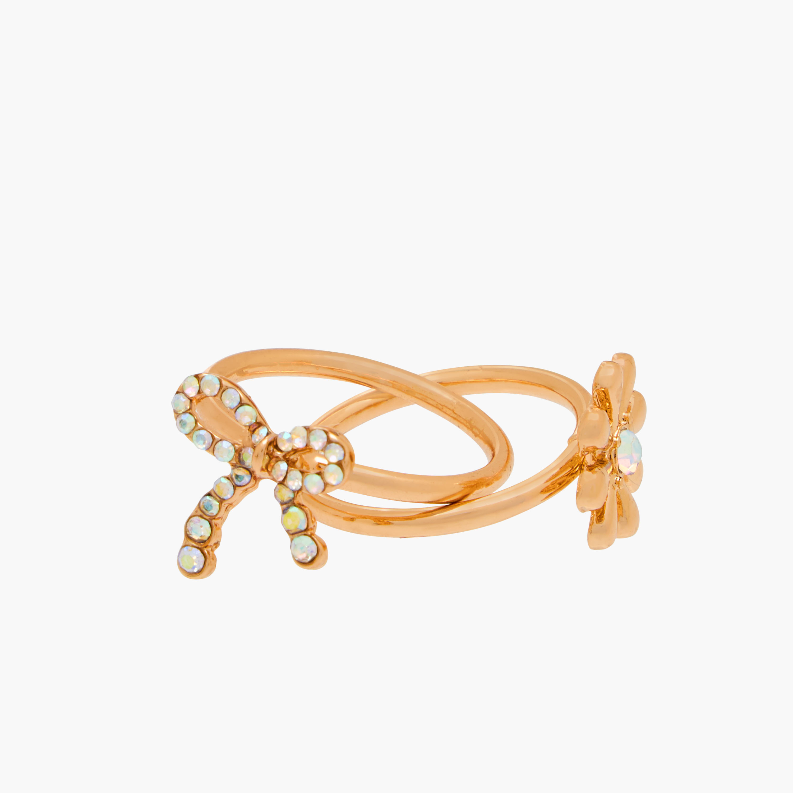 Pack of 5 Charmz Ring with Embellished Design-girls-accessories-jewellery-image-3