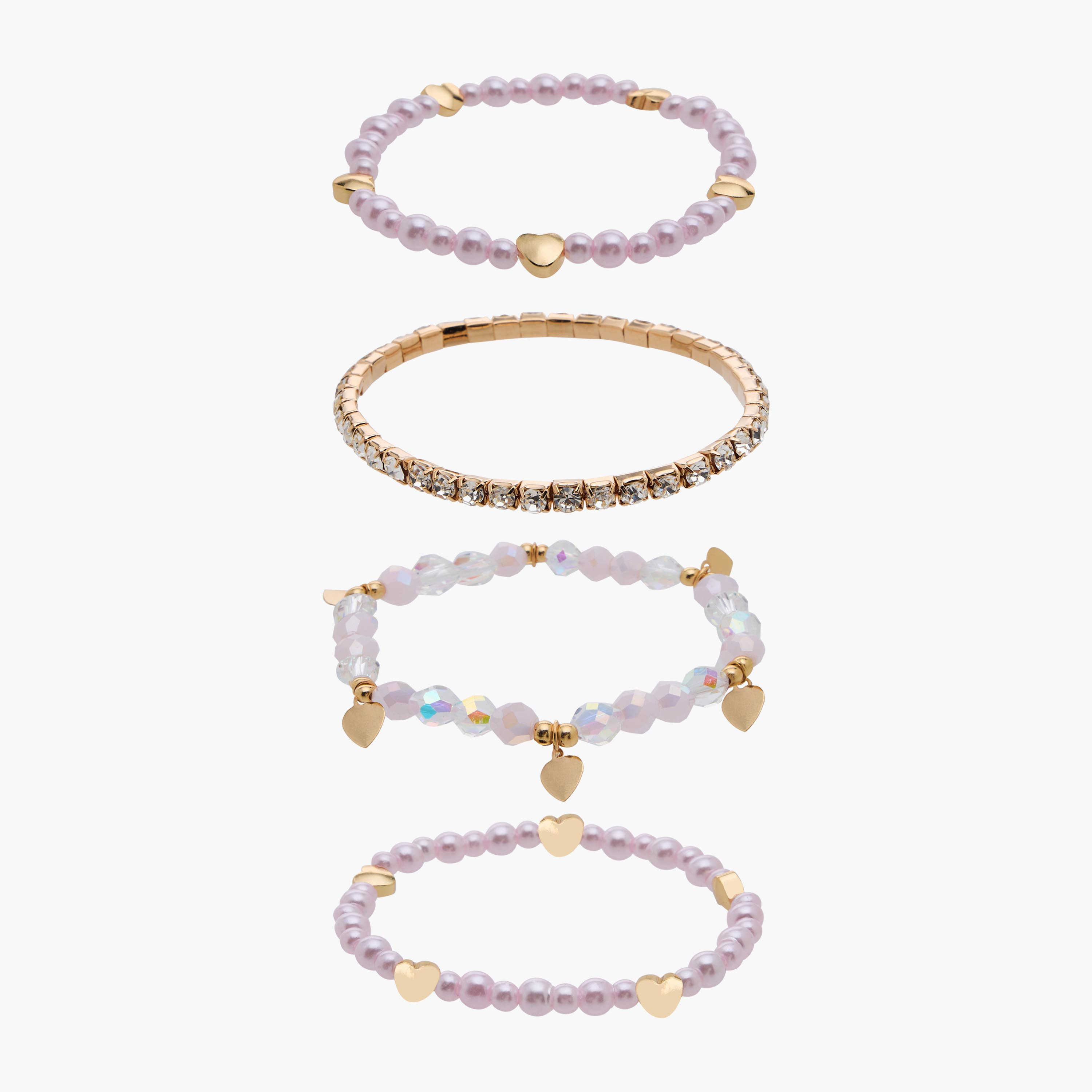 Pack of 4 Charmz Bracelet with Beads-girls-accessories-jewellery-image-1