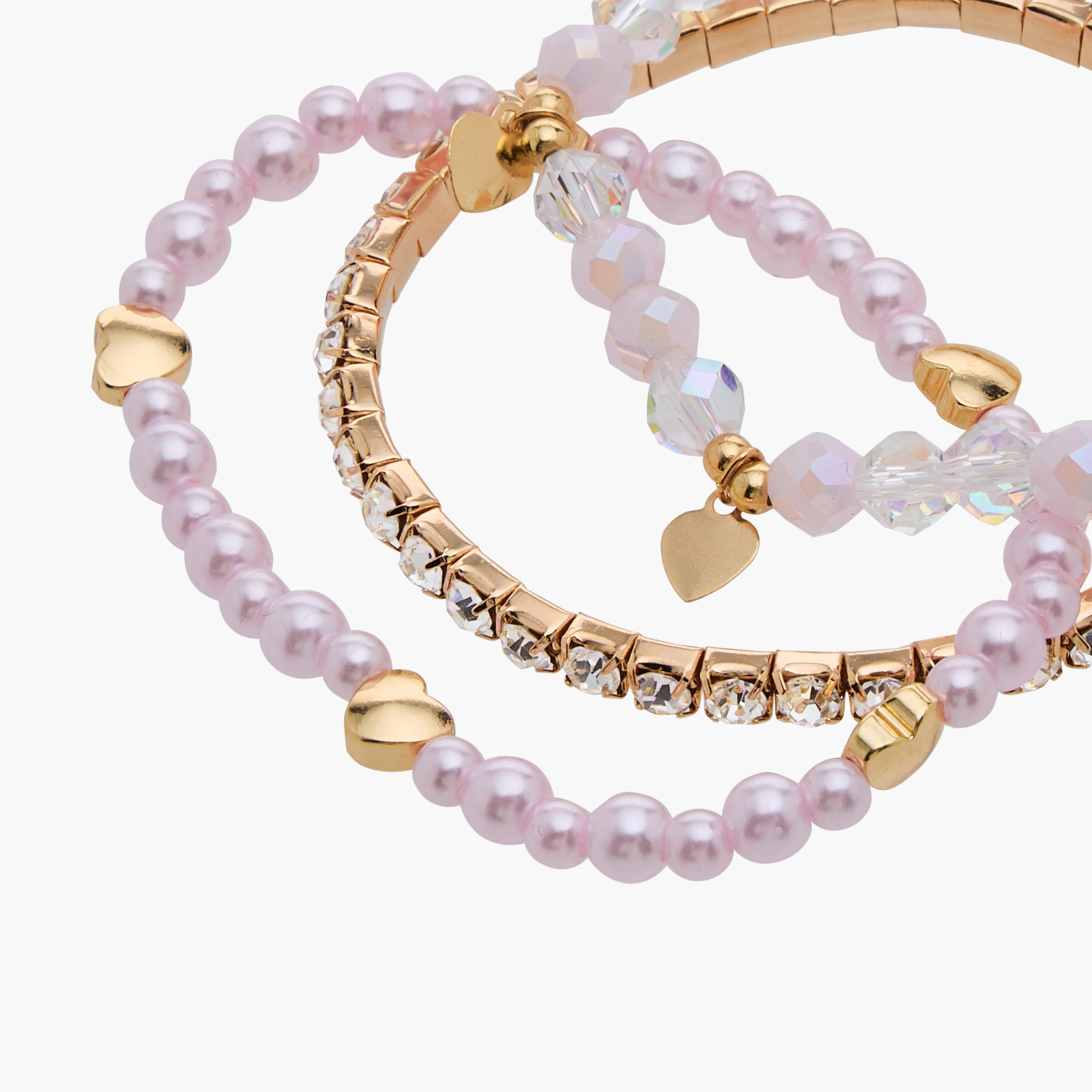 Pack of 4 Charmz Bracelet with Beads-girls-accessories-jewellery-image-11