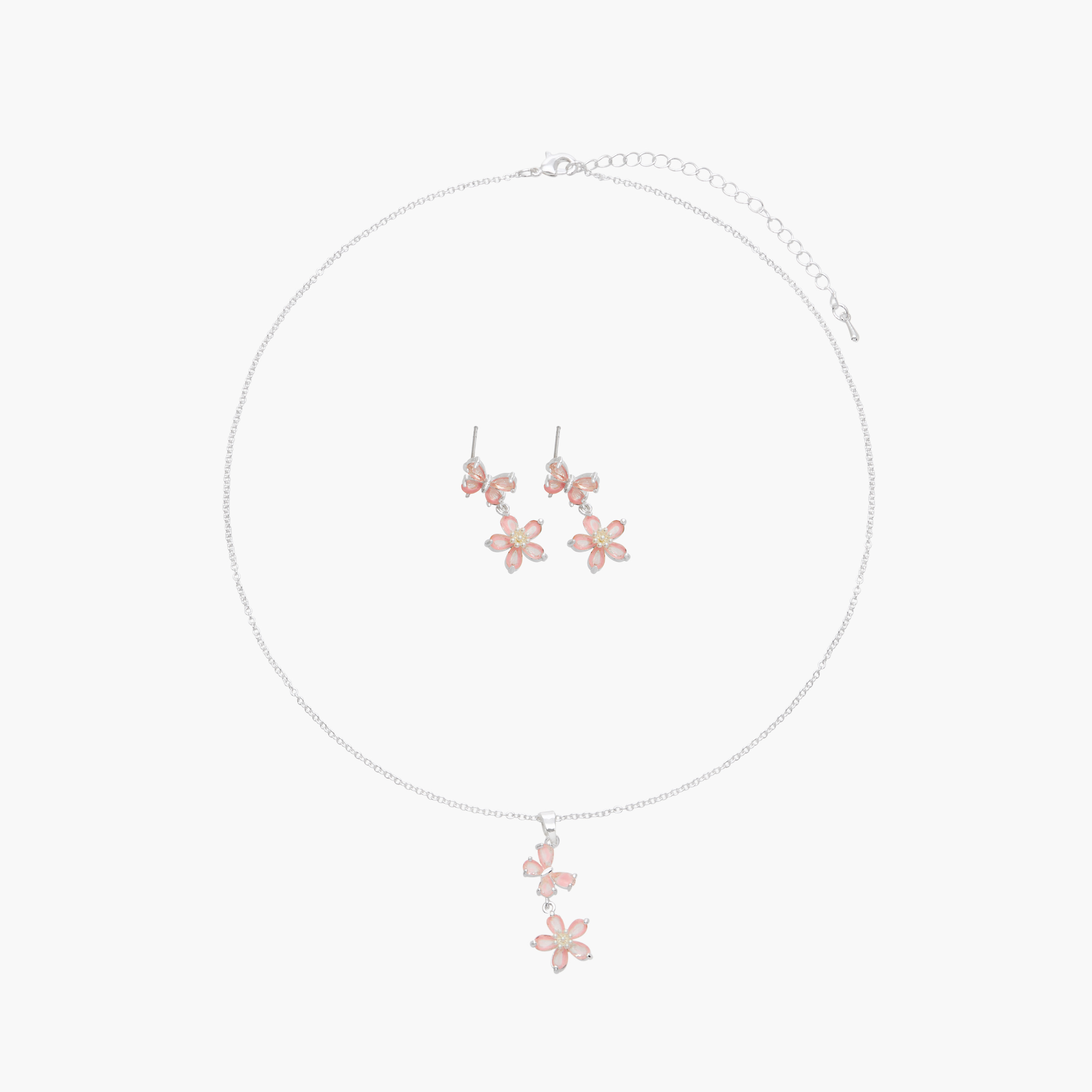 Set of 2 Charmz Pendant Necklace with Earrings-girls-accessories-jewellery-image-1