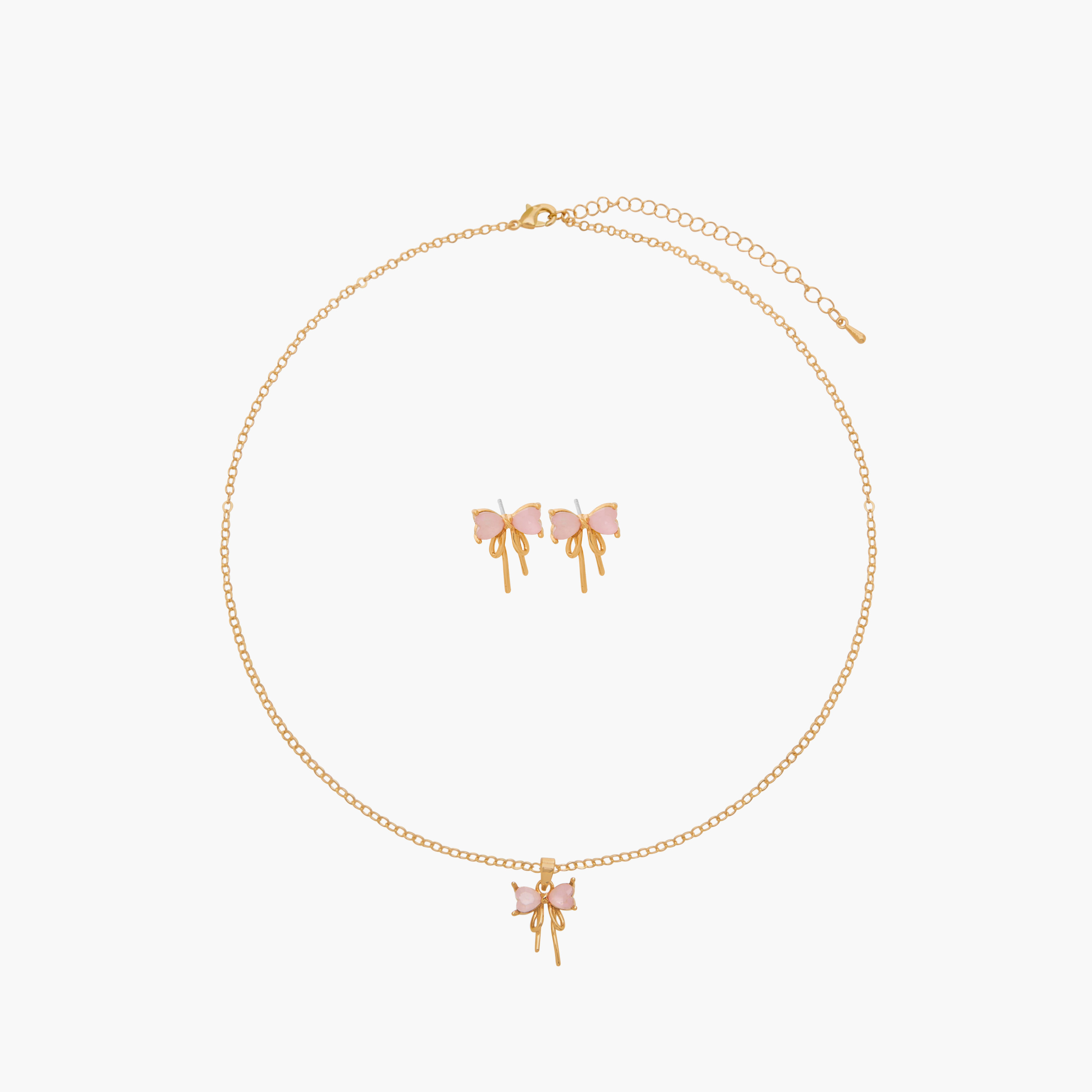 Set of 2 Charmz Jewellery Set with Bow Embellishment-girls-accessories-jewellery-image-1
