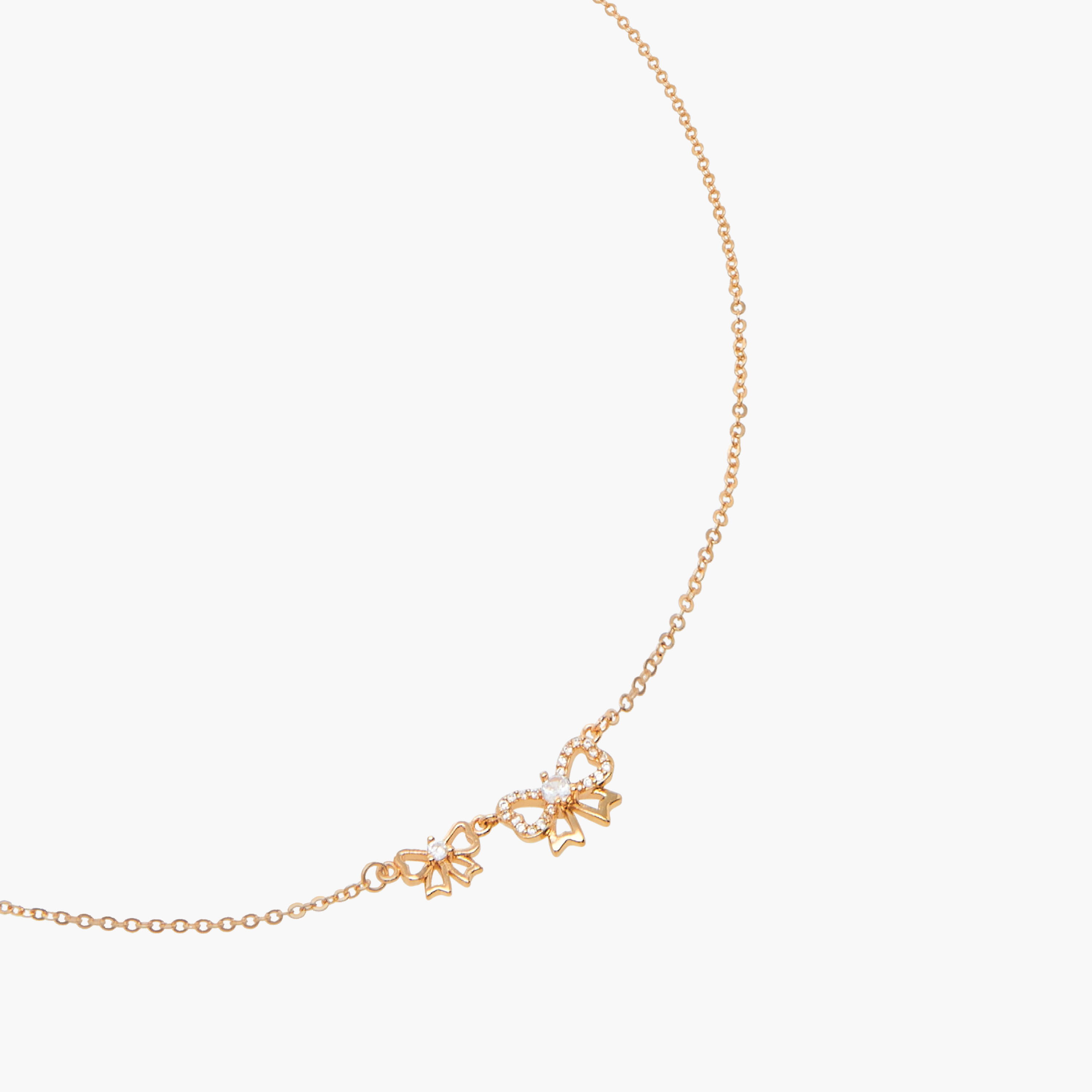 Charmz Necklace with Embellished Bow-girls-accessories-jewellery-image-2