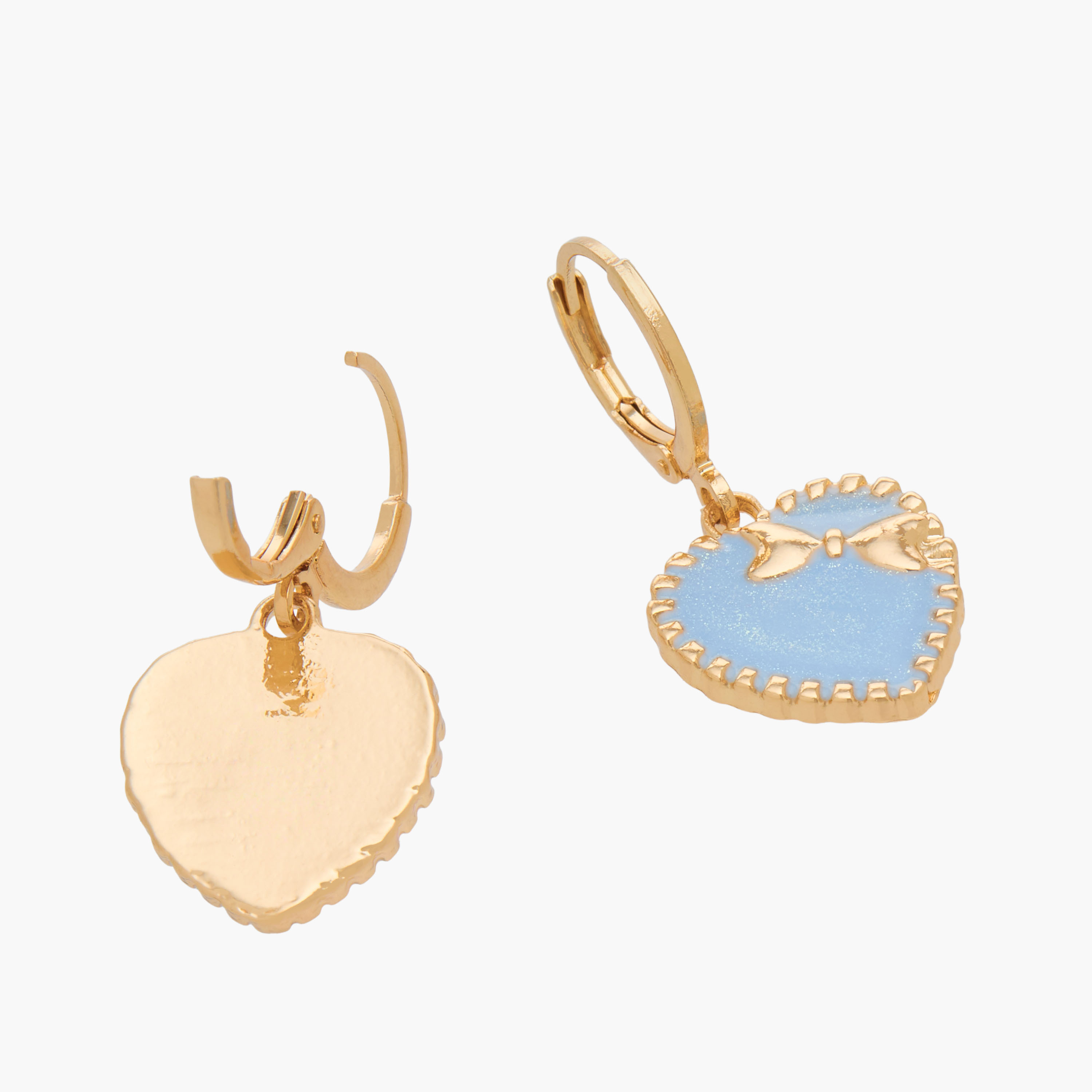 Charmz Hoop Earring with Heart Shape-girls-accessories-jewellery-image-4