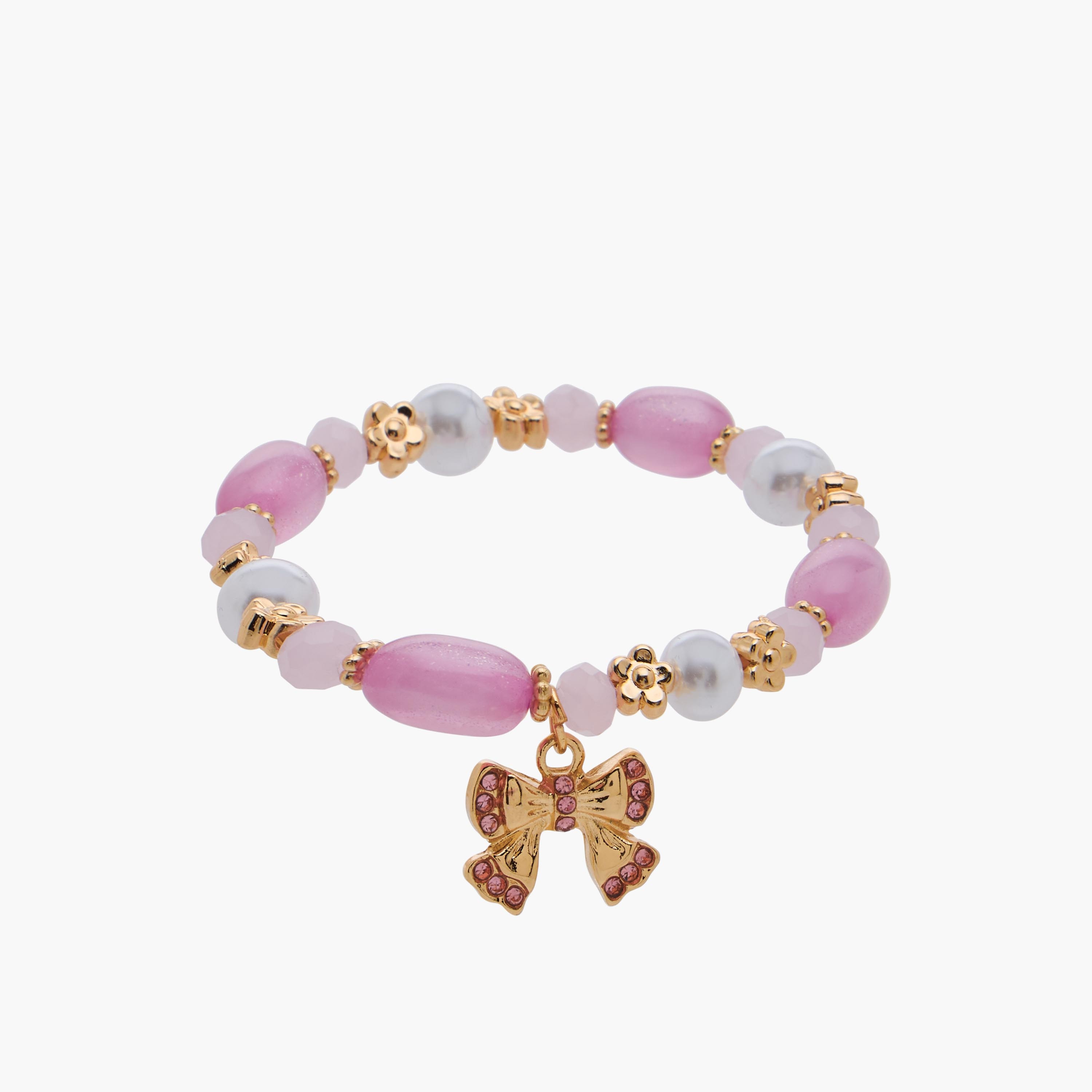 Pack of 5 Charmz Bracelet with Beads-girls-accessories-jewellery-image-4