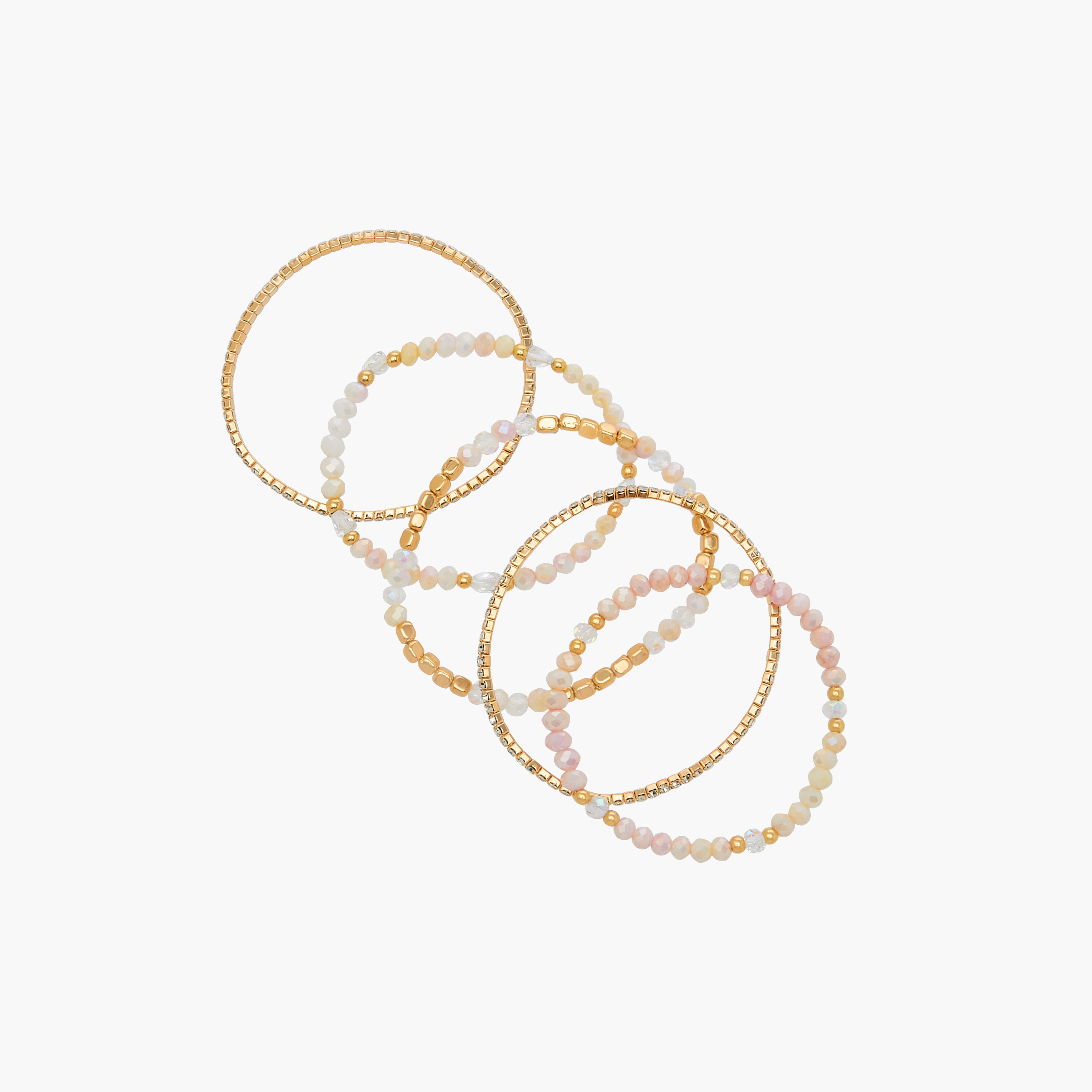 Pack of 5 Charmz Bracelet with Embellishment-girls-accessories-jewellery-image-10