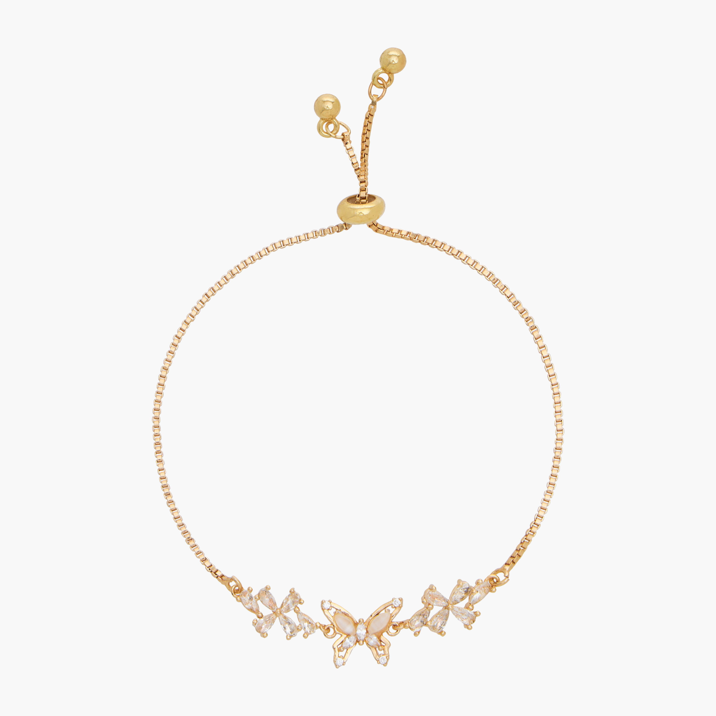 Charmz Bracelet with Butterfly Charms-girls-accessories-jewellery-image-2