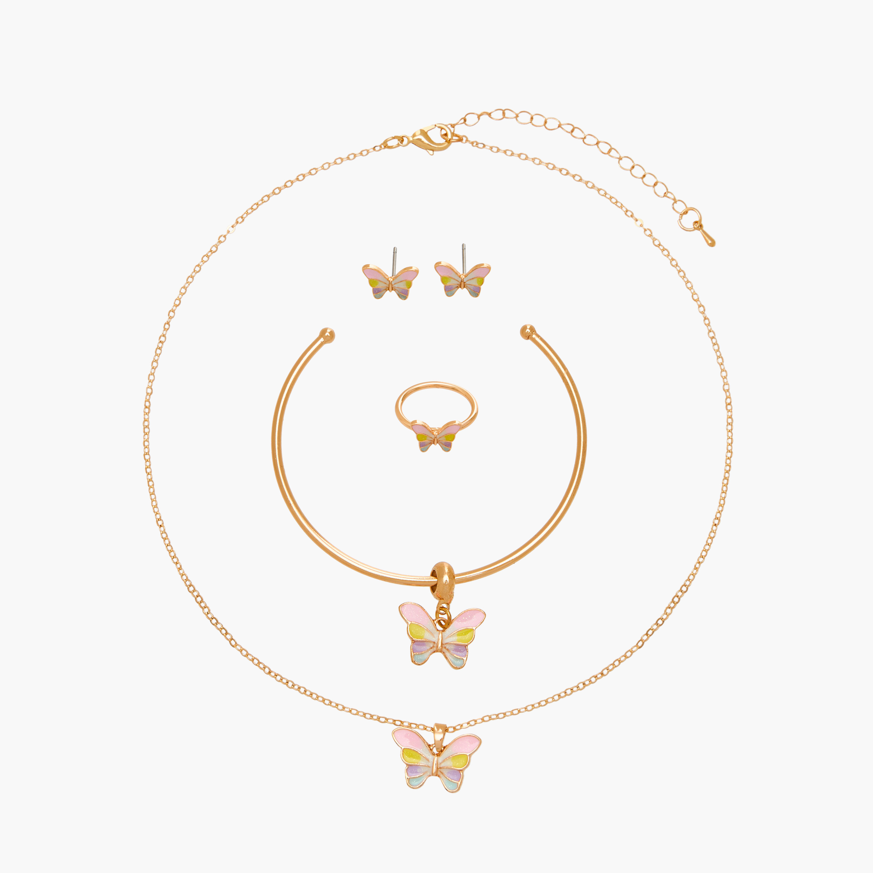 Set of 4 Charmz Jewellery Set with Butterfly Embellishment-girls-accessories-jewellery-image-1