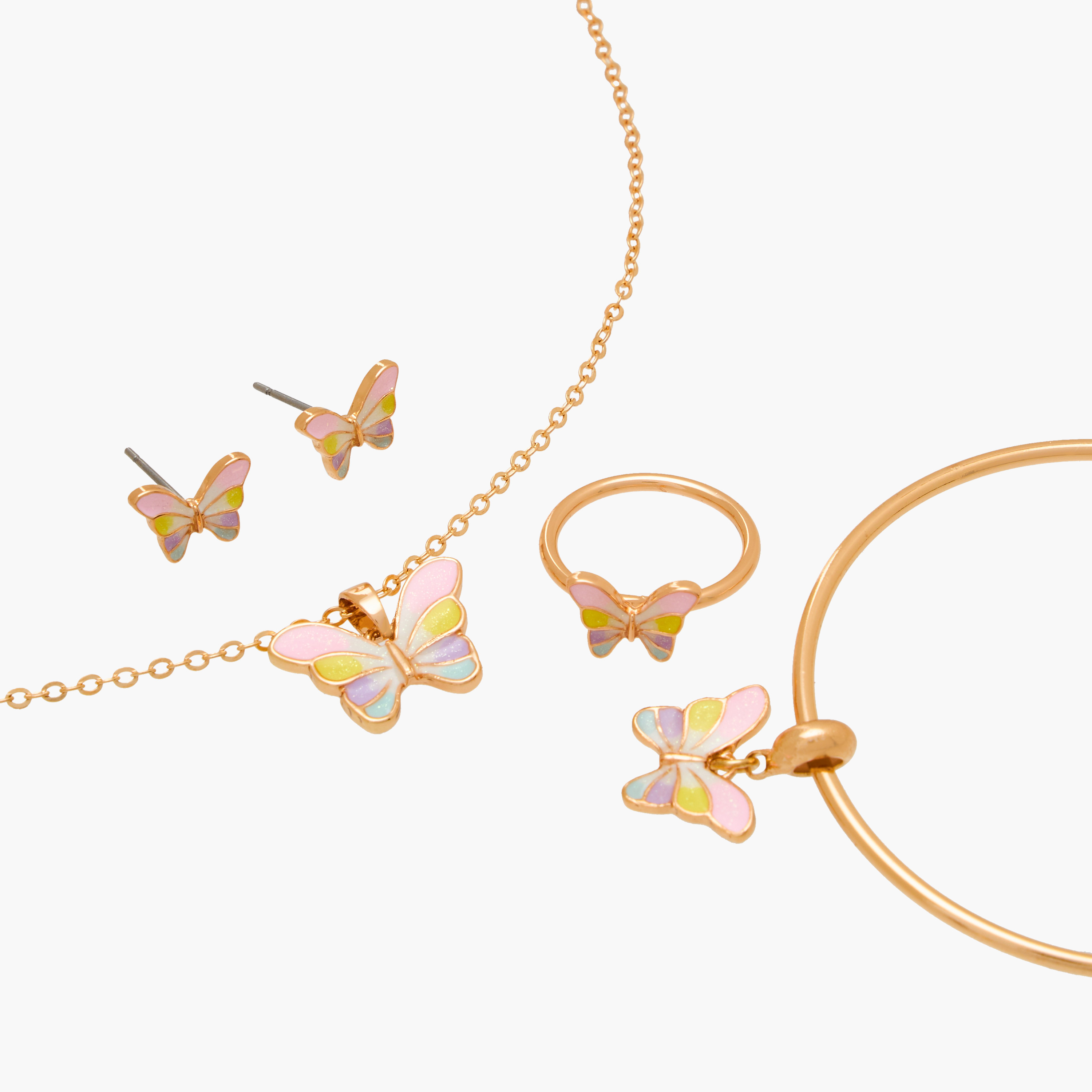 Set of 4 Charmz Jewellery Set with Butterfly Embellishment-girls-accessories-jewellery-image-4