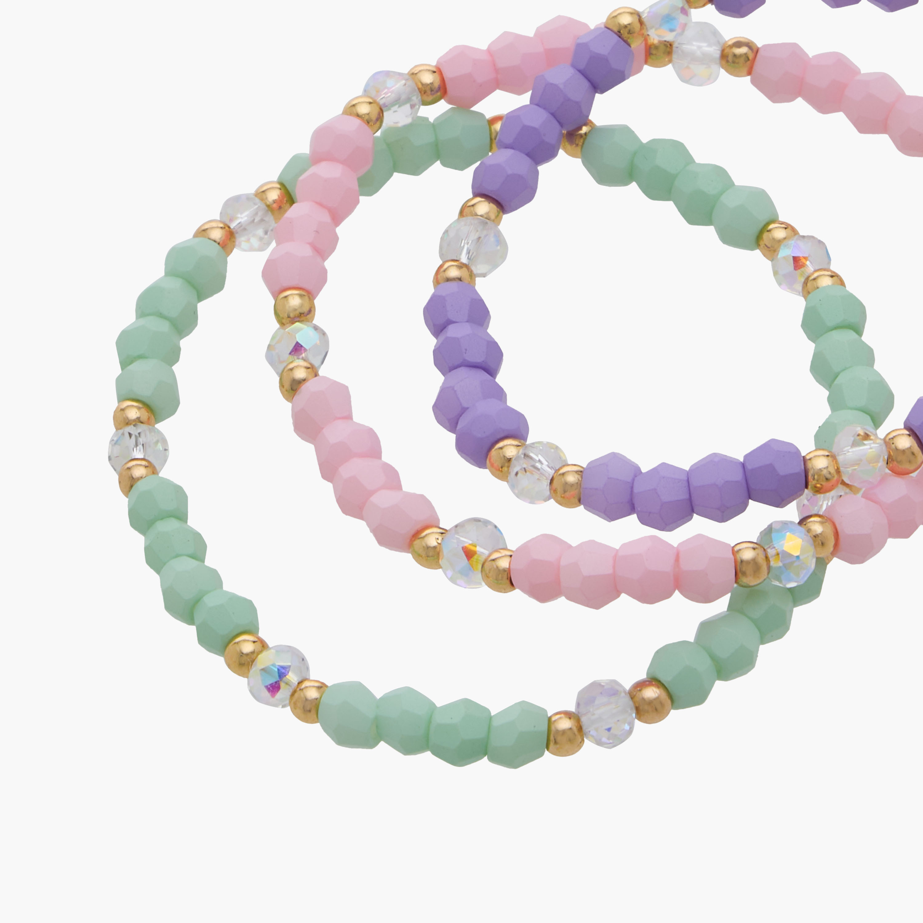 Pack of 4 Charmz Bracelet with Bead Detail-girls-accessories-jewellery-image-11