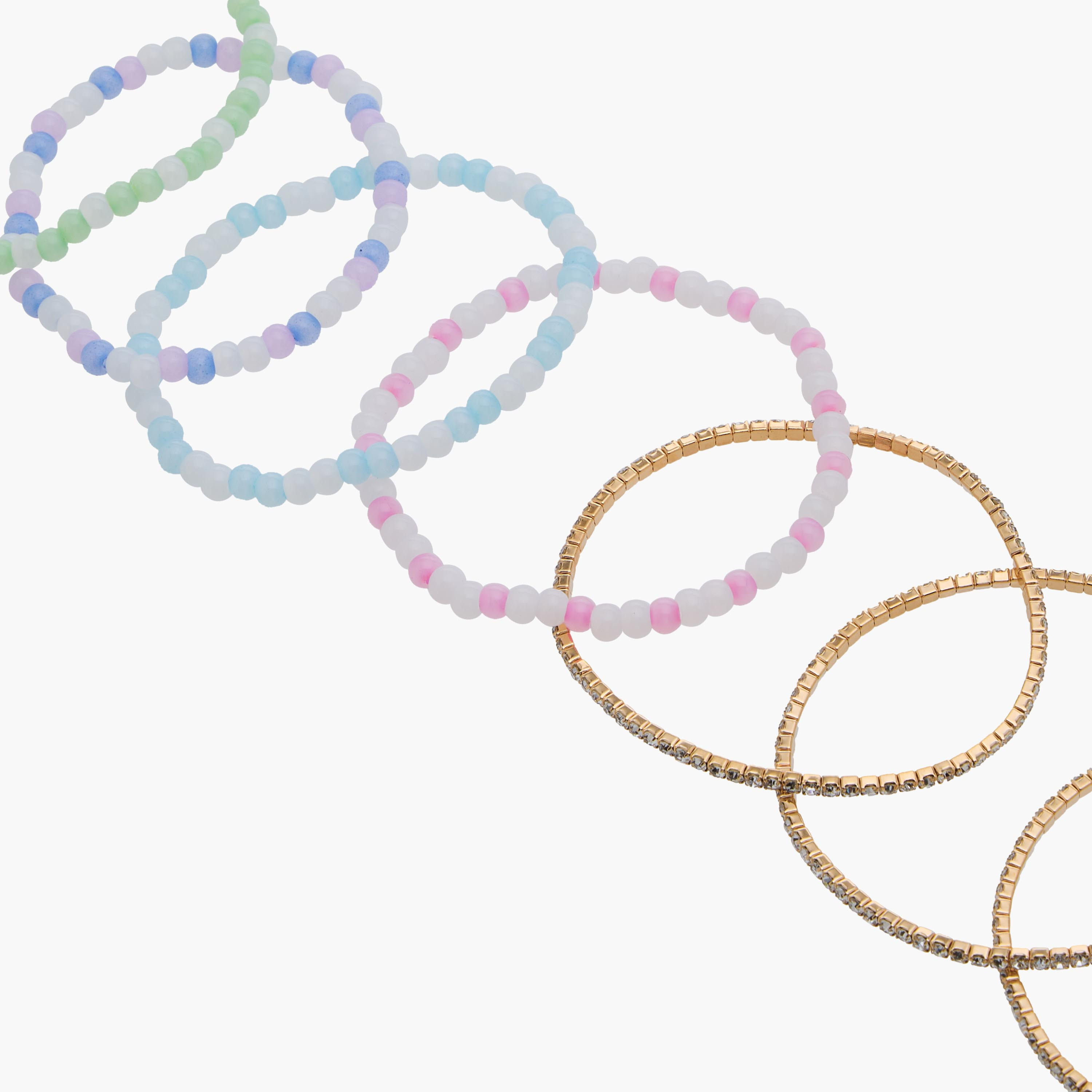 Pack of 7 Charmz Bracelet with Assorted Design-girls-accessories-jewellery-image-16