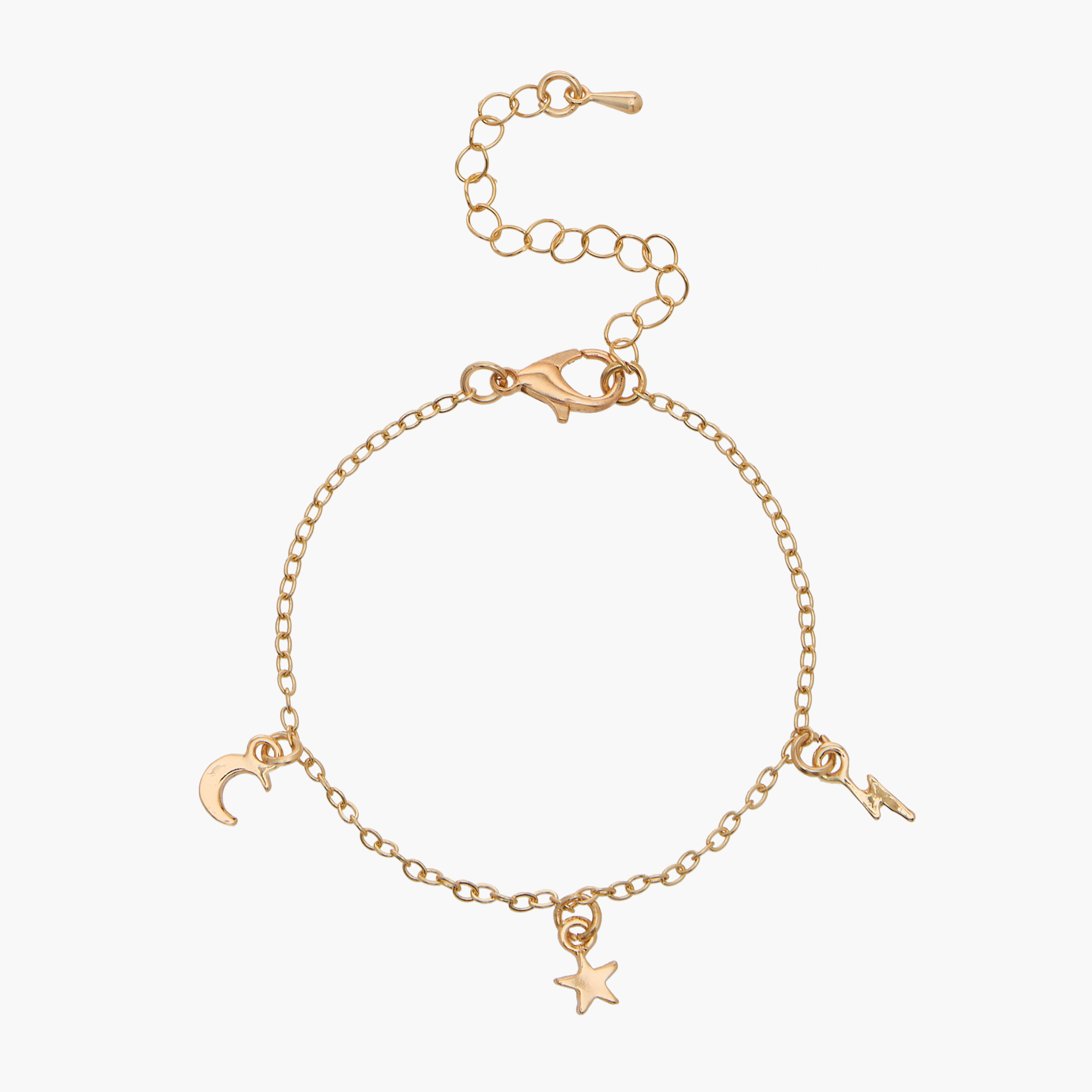 Pack of 4 Charmz Bracelet with Charm Detail-girls-accessories-jewellery-image-5