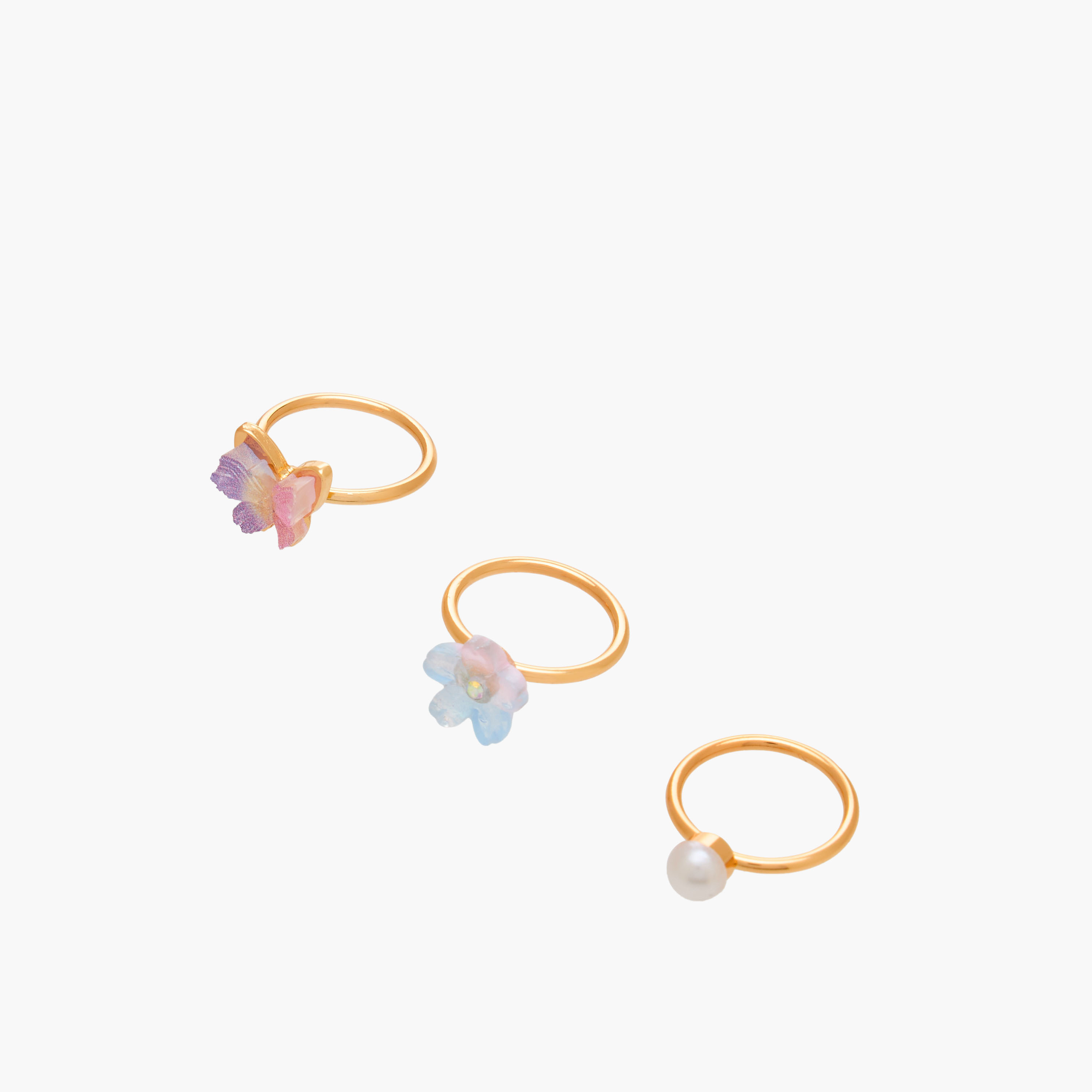Pack of 3 Charmz Ring with Embellished Design-girls-accessories-jewellery-image-2