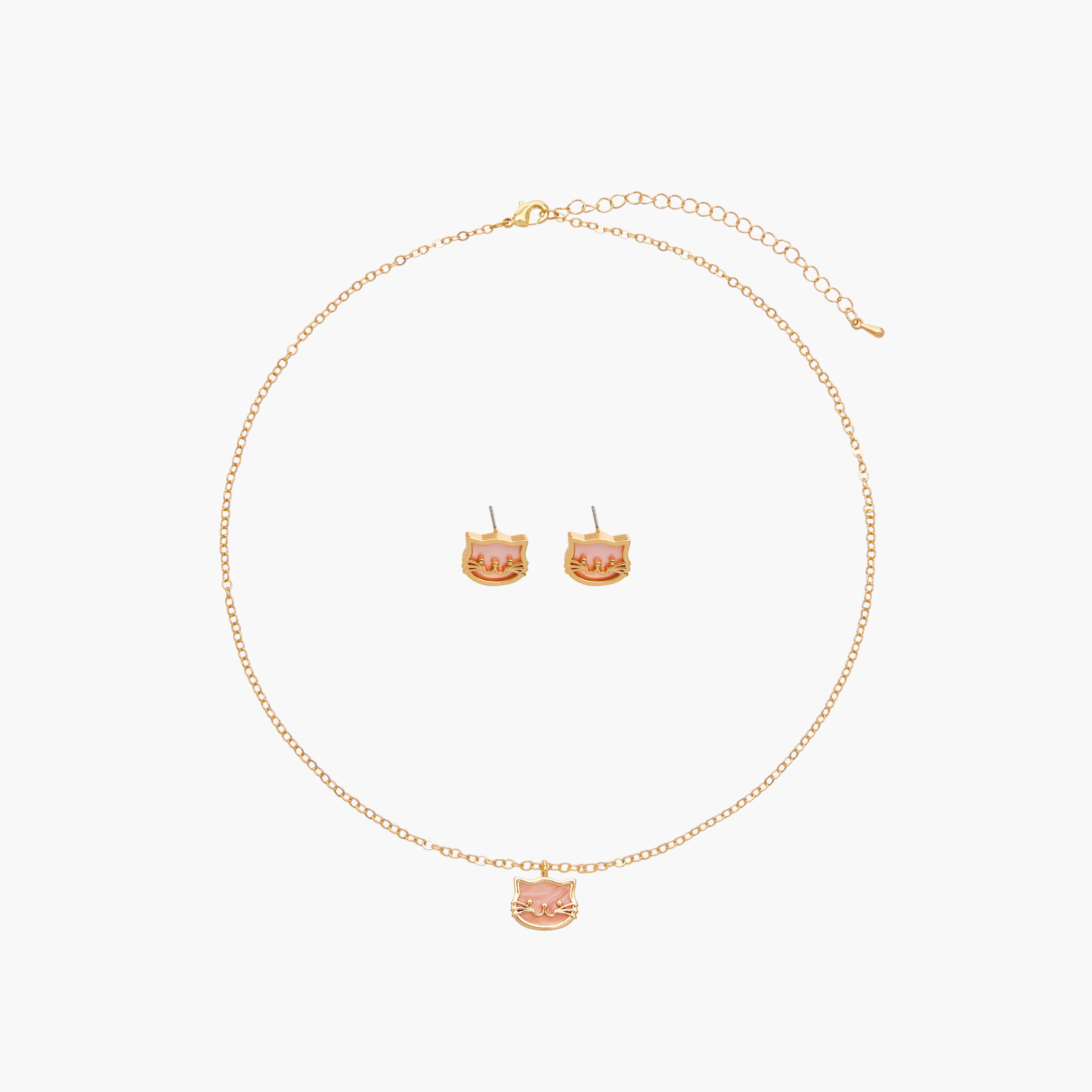 Set of 2 Charmz Pendant Necklace with Earrings-girls-accessories-jewellery-image-1