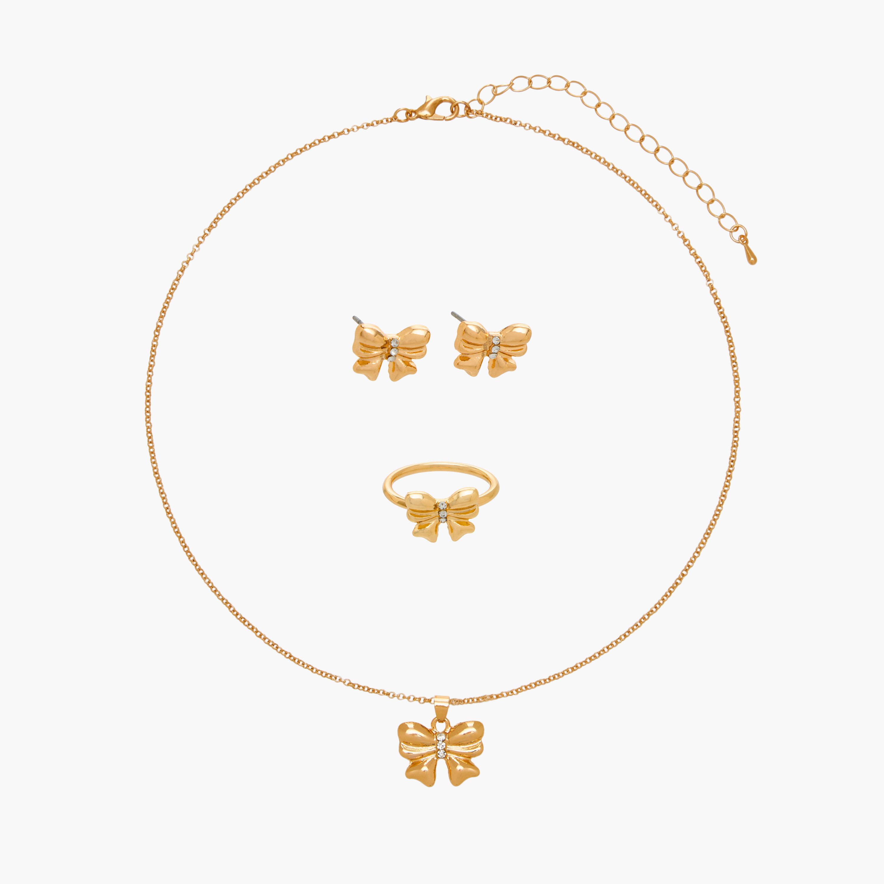 طقم من 3 قلادة مع أقراط وخاتم من تشارمز-girls-accessories-jewellery-image-7