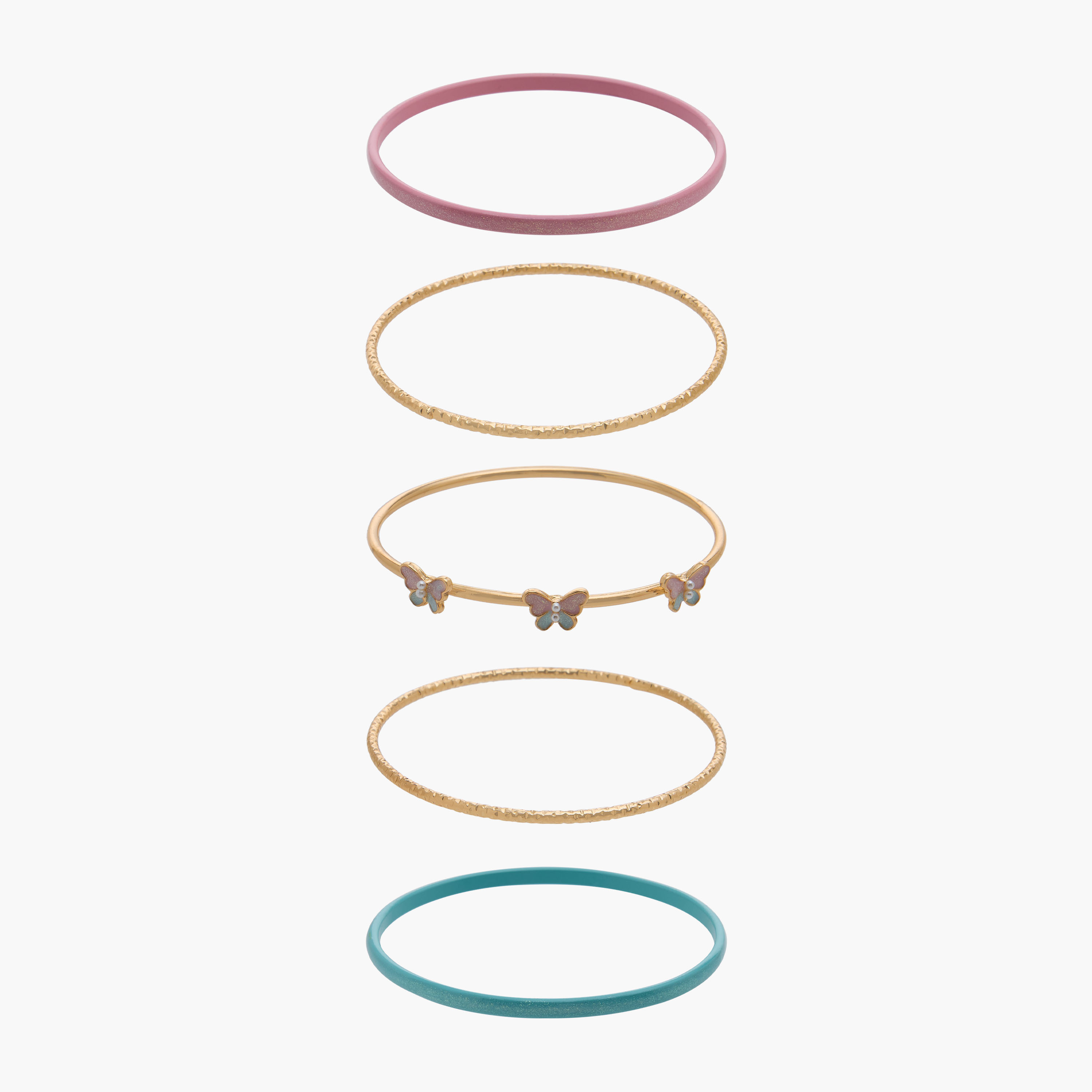 Pack of 5 Charmz Bracelet with Assorted Design-girls-accessories-jewellery-image-1