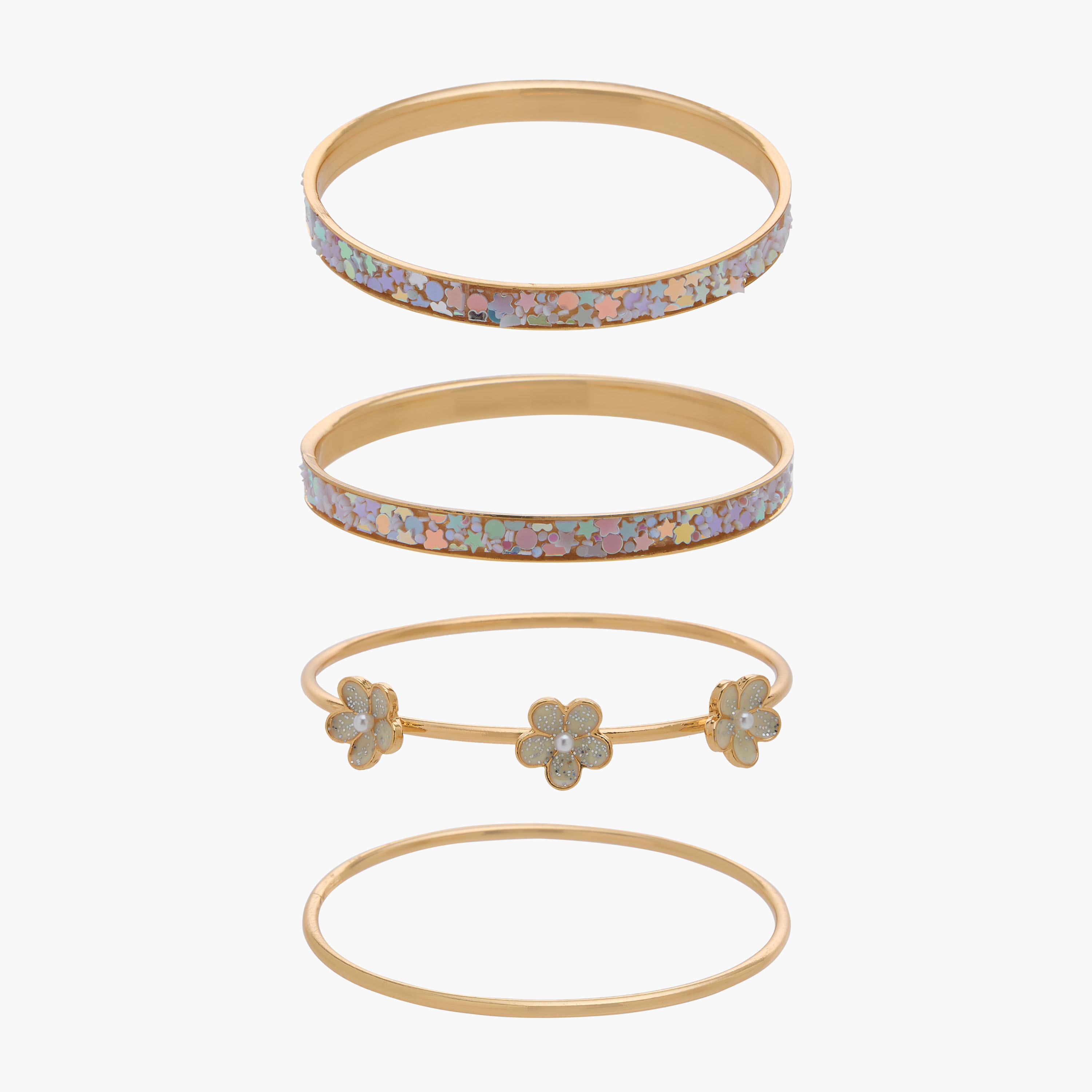 Pack of 4 Charmz Bangle with Assorted Design-girls-accessories-jewellery-image-1