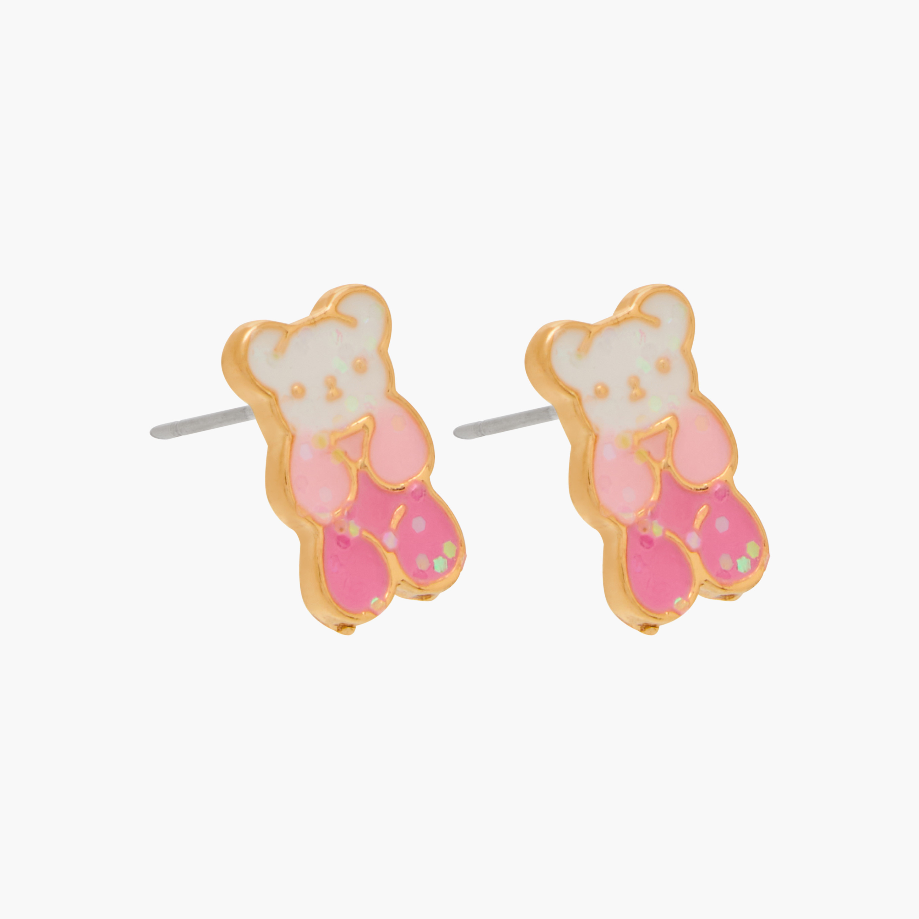 Pack of 3 Charmz Stud Earrings with Pushback Closure-girls-accessories-jewellery-image-3