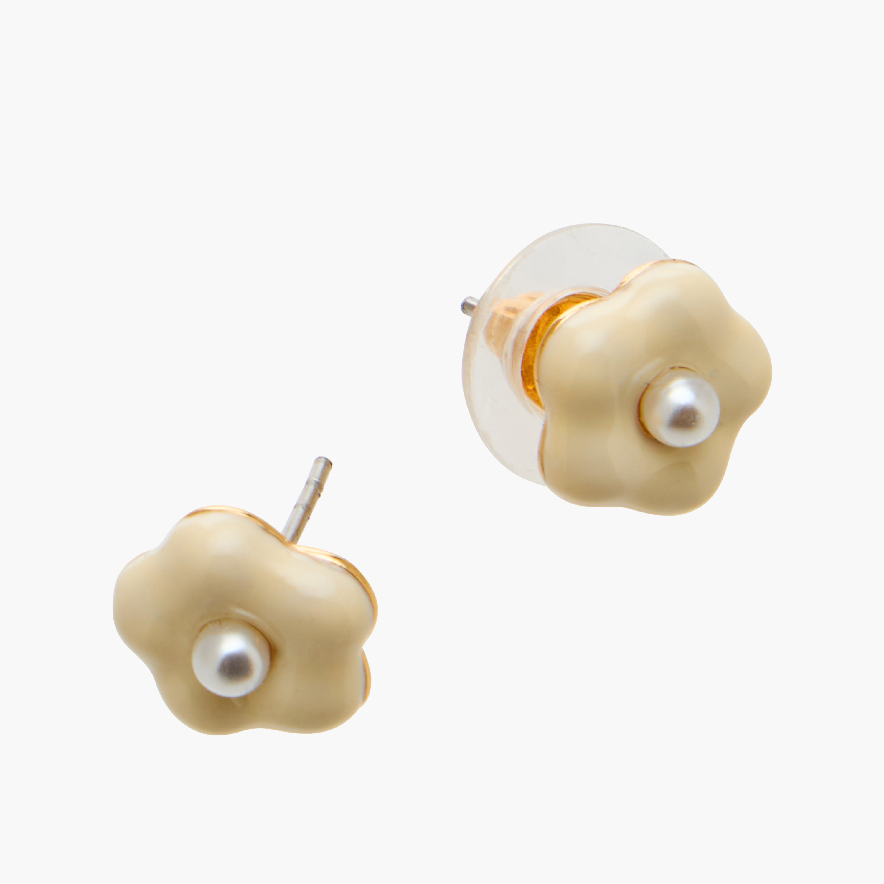 Pack of 3 Charmz Stud Earrings with Pushback Closure-girls-accessories-jewellery-image-6