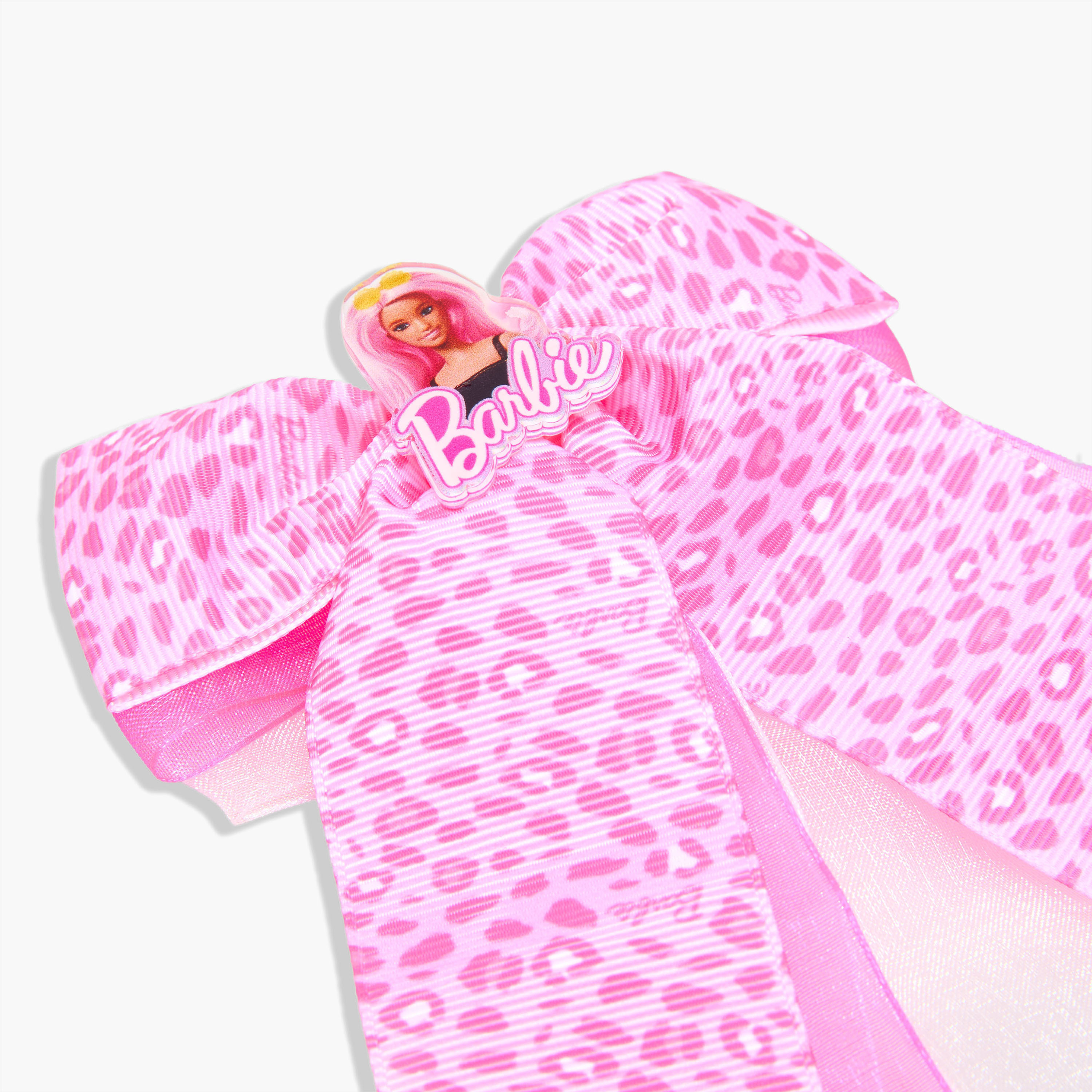 Barbie Bow Hair Clip with Printed Design-girls-accessories-hairaccessories-image-3