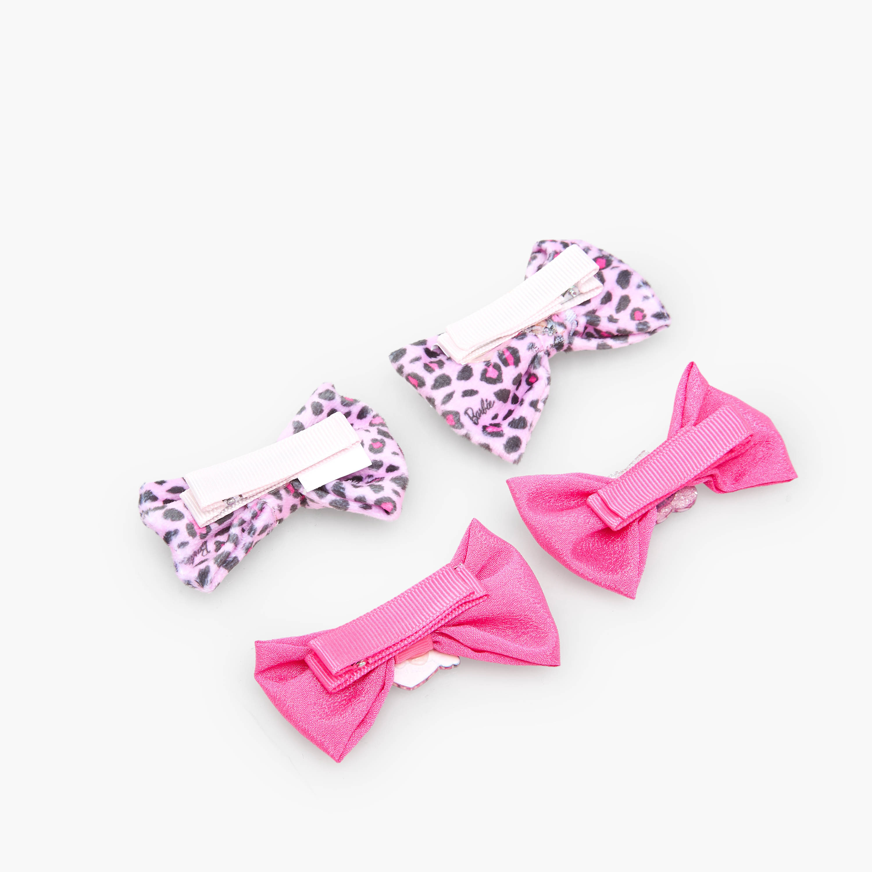 Pack of 4 Barbie Hair Clip with Assorted Print-girls-accessories-hairaccessories-image-6