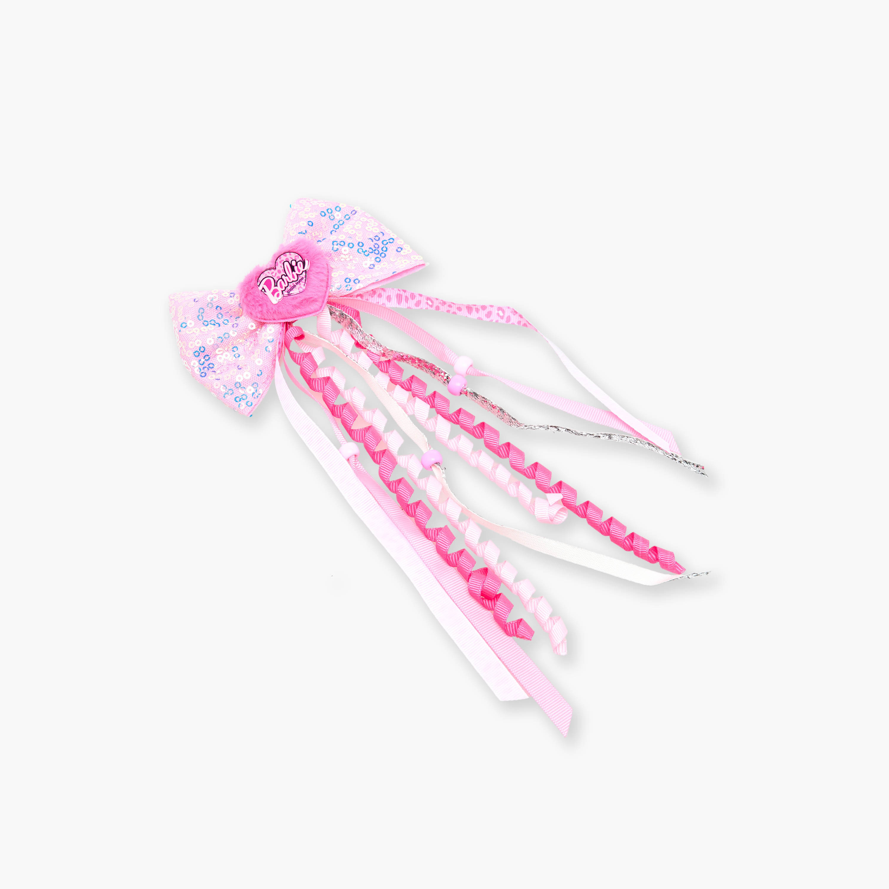 Barbie Bow Hair Clip with Sequin Detail-girls-accessories-hairaccessories-image-2