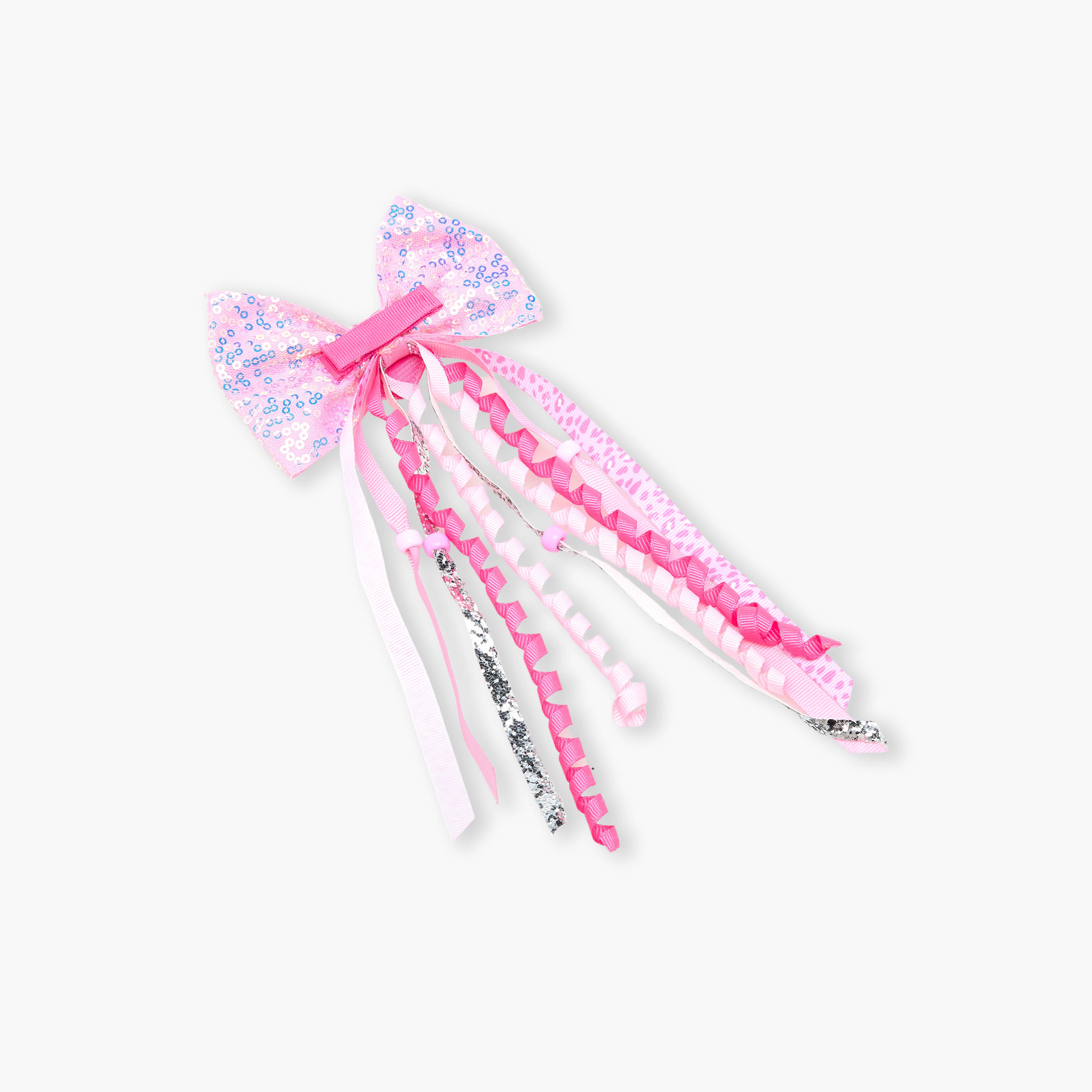 Barbie Bow Hair Clip with Sequin Detail-girls-accessories-hairaccessories-image-3