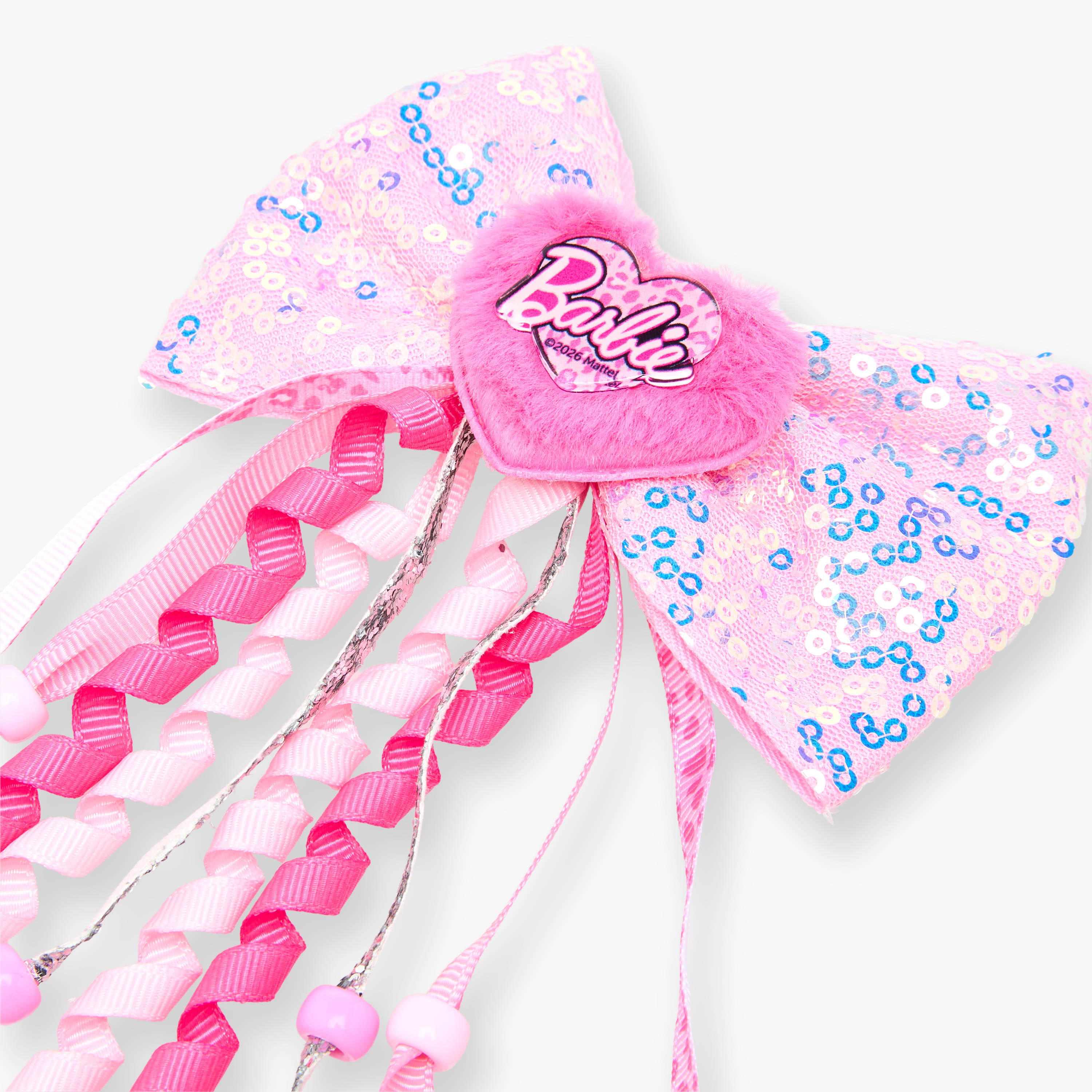 Barbie Bow Hair Clip with Sequin Detail-girls-accessories-hairaccessories-image-4