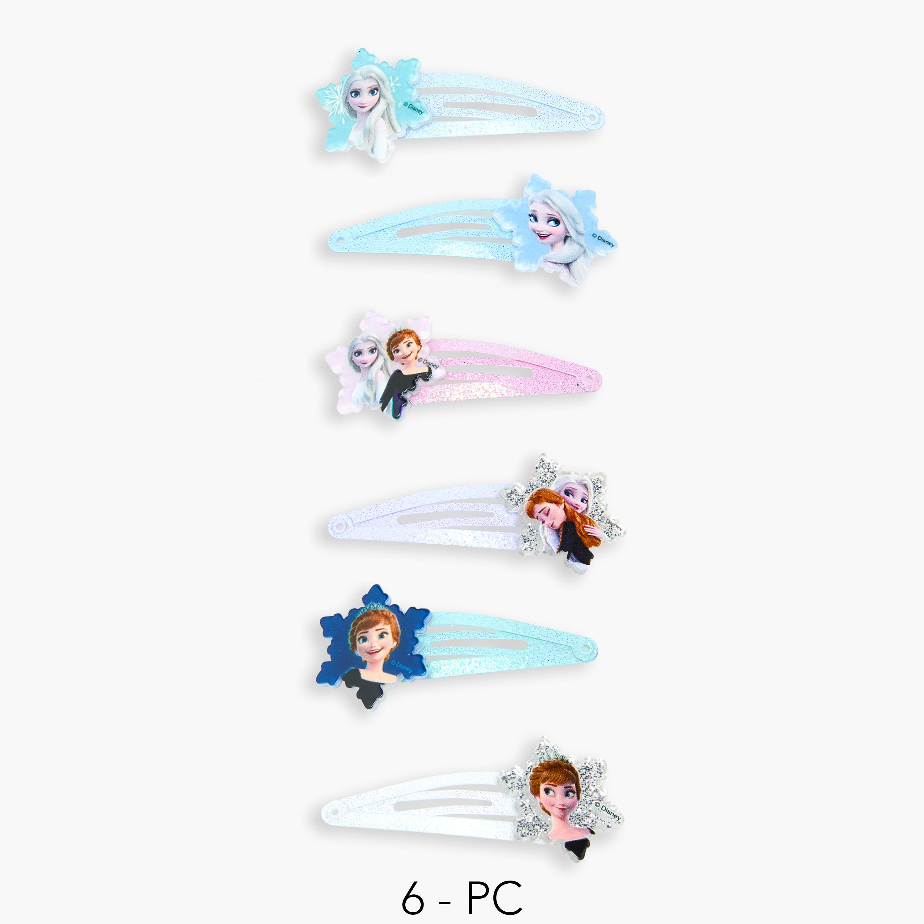 Pack of 6 Disney Hair Clip with Frozen Print-girls-accessories-hairaccessories-image-1