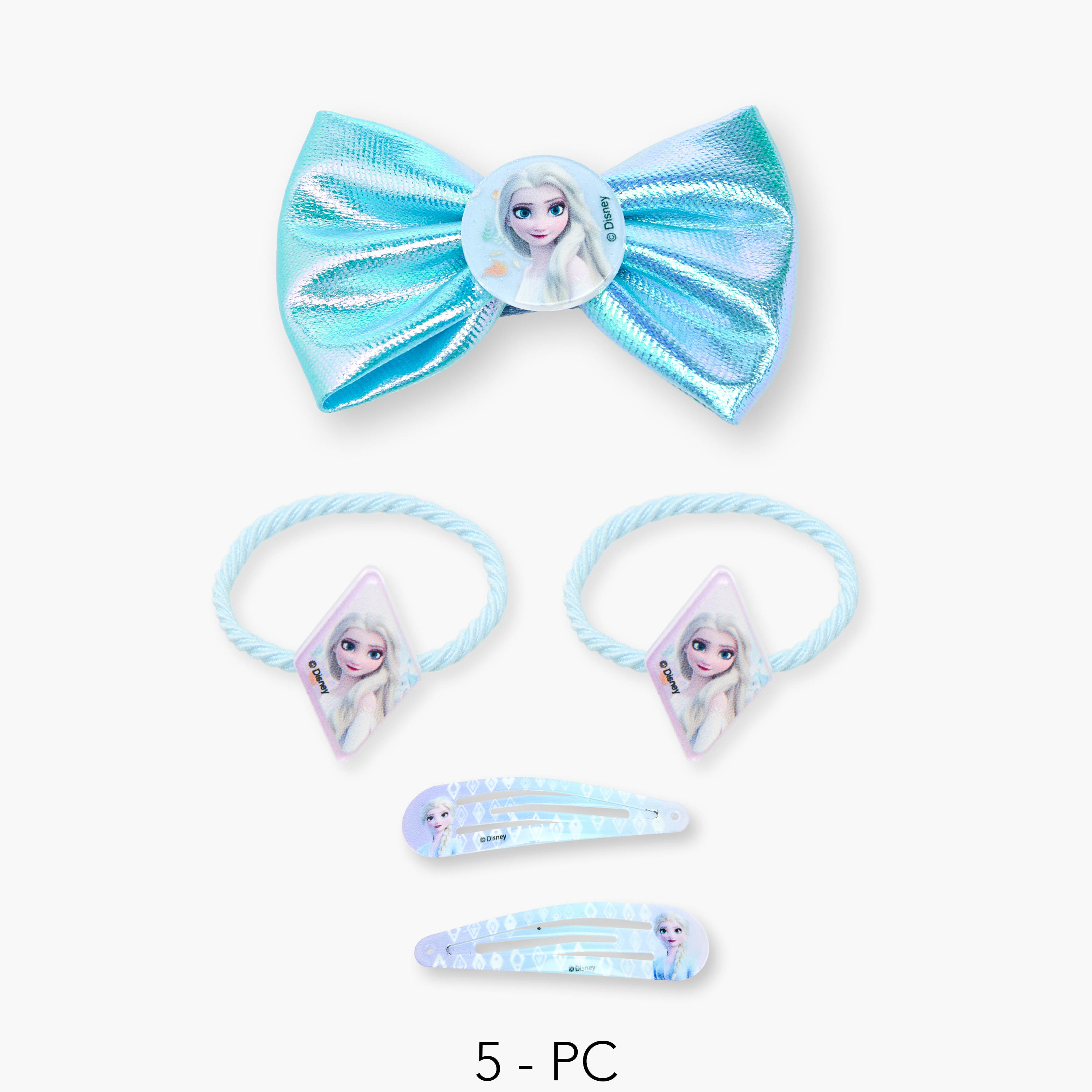 Set of 5 Disney Hair Accessories with Frozen Print-girls-accessories-hairaccessories-image-1
