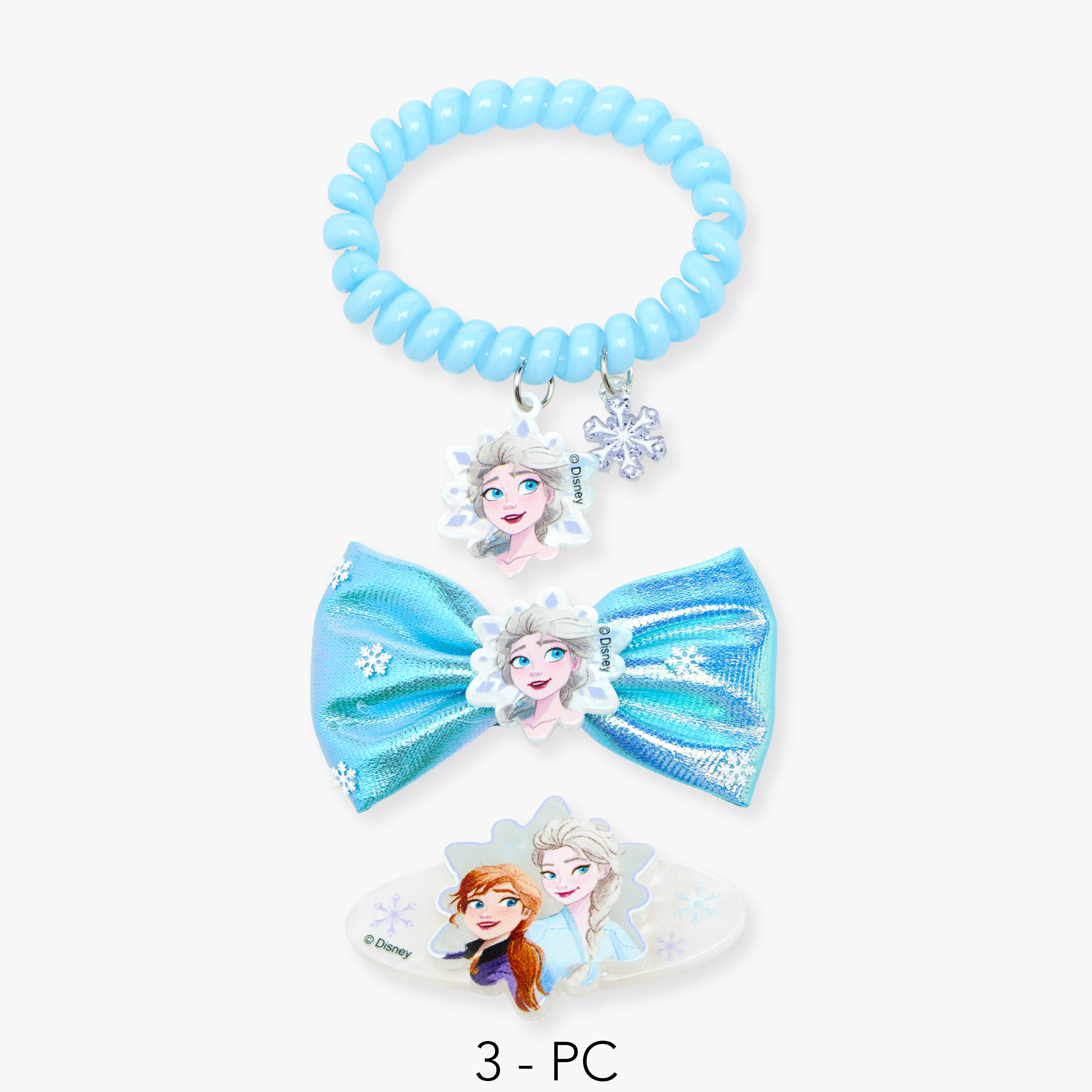 Set of 3 Disney Hair Accessories with Frozen Print-girls-accessories-hairaccessories-image-1