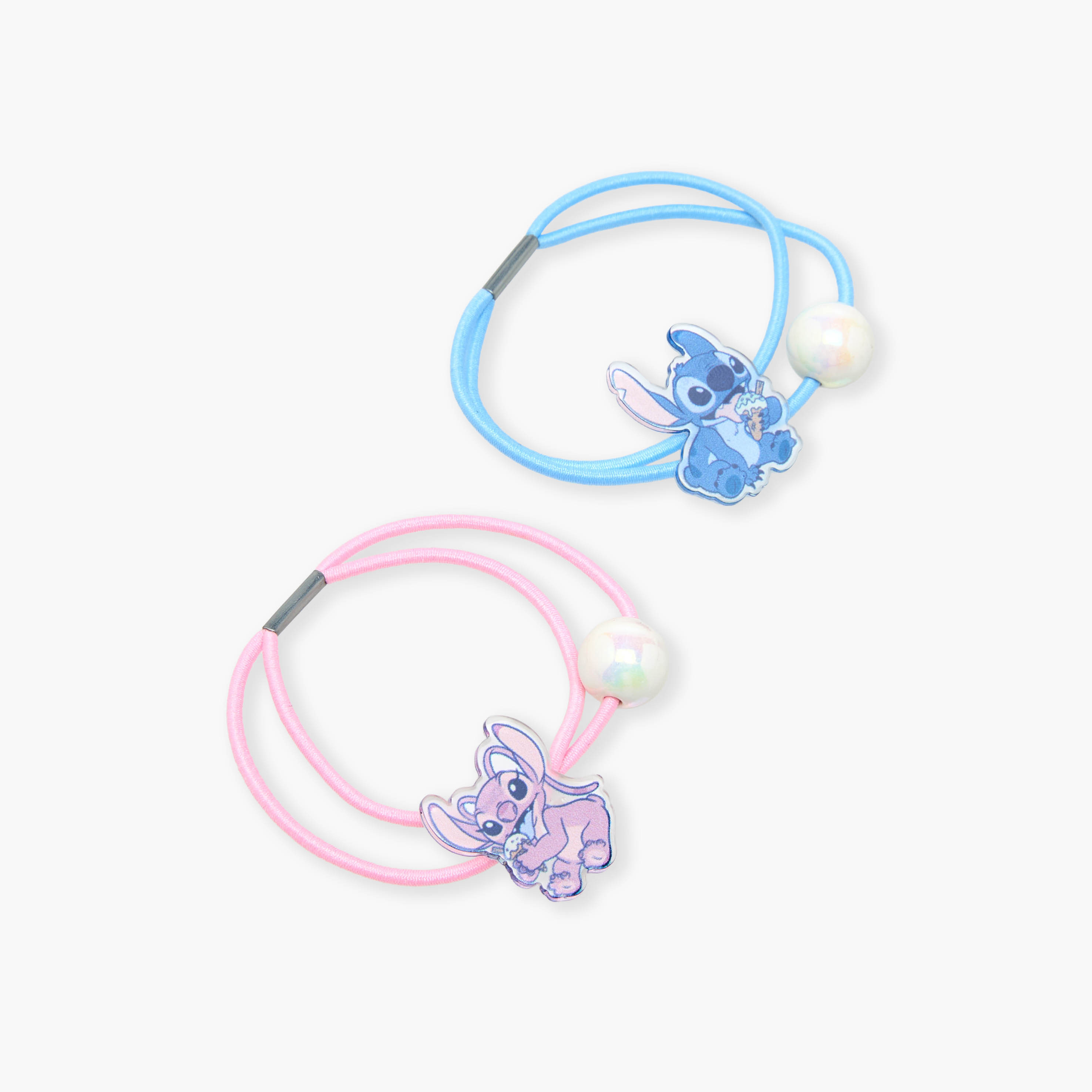 Pack of 2 Disney Hair Tie with Stitch and Angel Accent-girls-accessories-hairaccessories-image-2