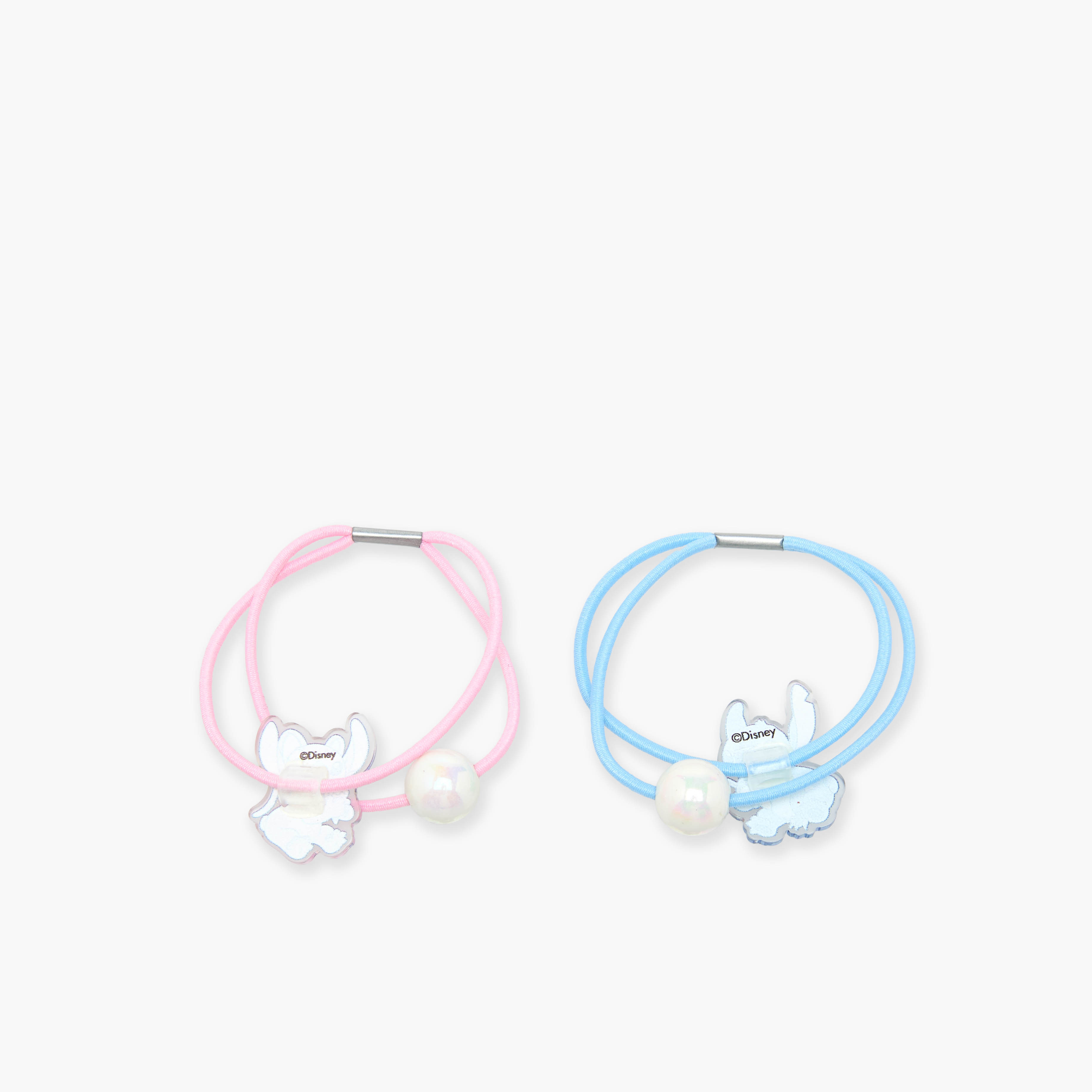 Pack of 2 Disney Hair Tie with Stitch and Angel Accent-girls-accessories-hairaccessories-image-3