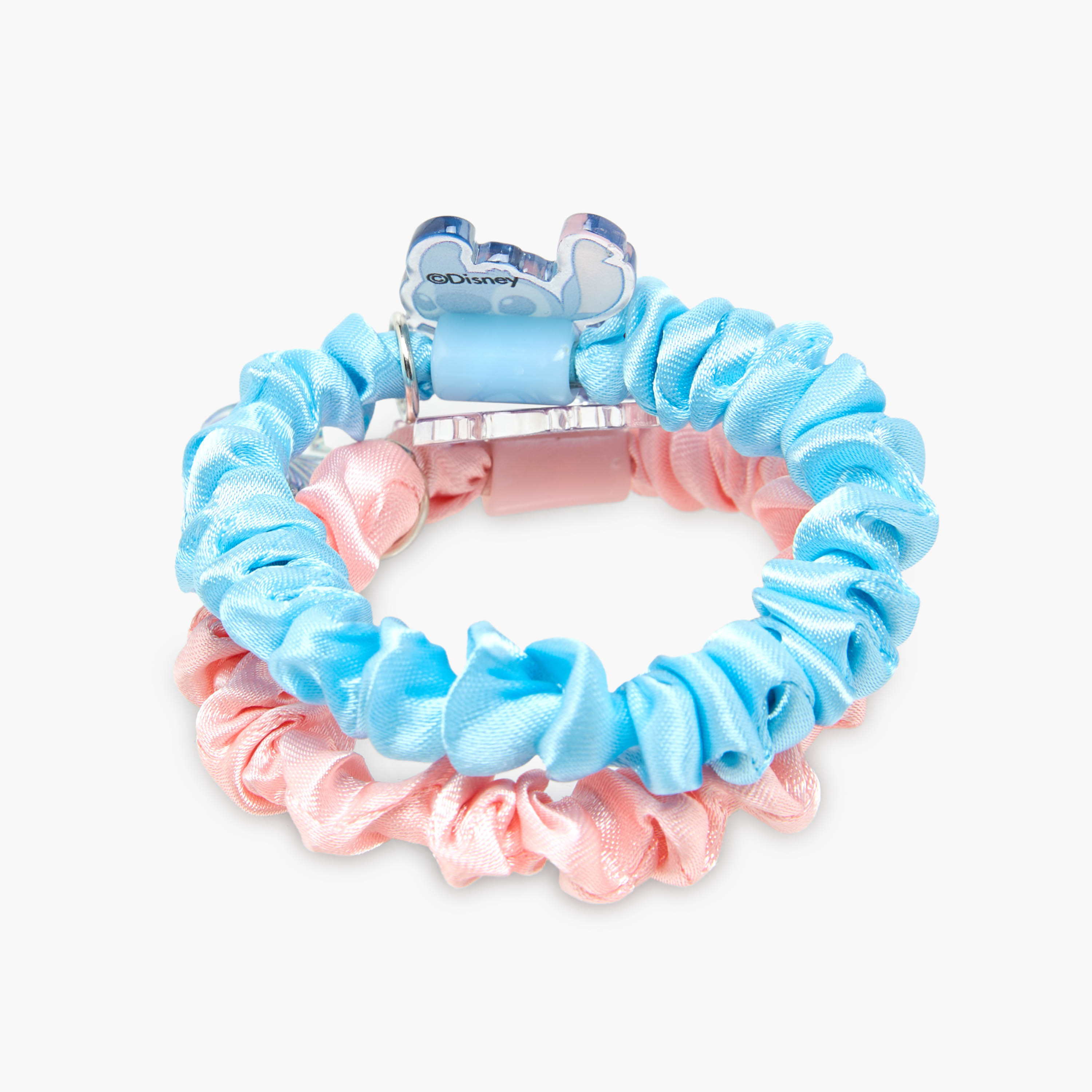 Pack of 2 Disney Scrunchie with Angel and Stitch Accent-girls-accessories-hairaccessories-image-6