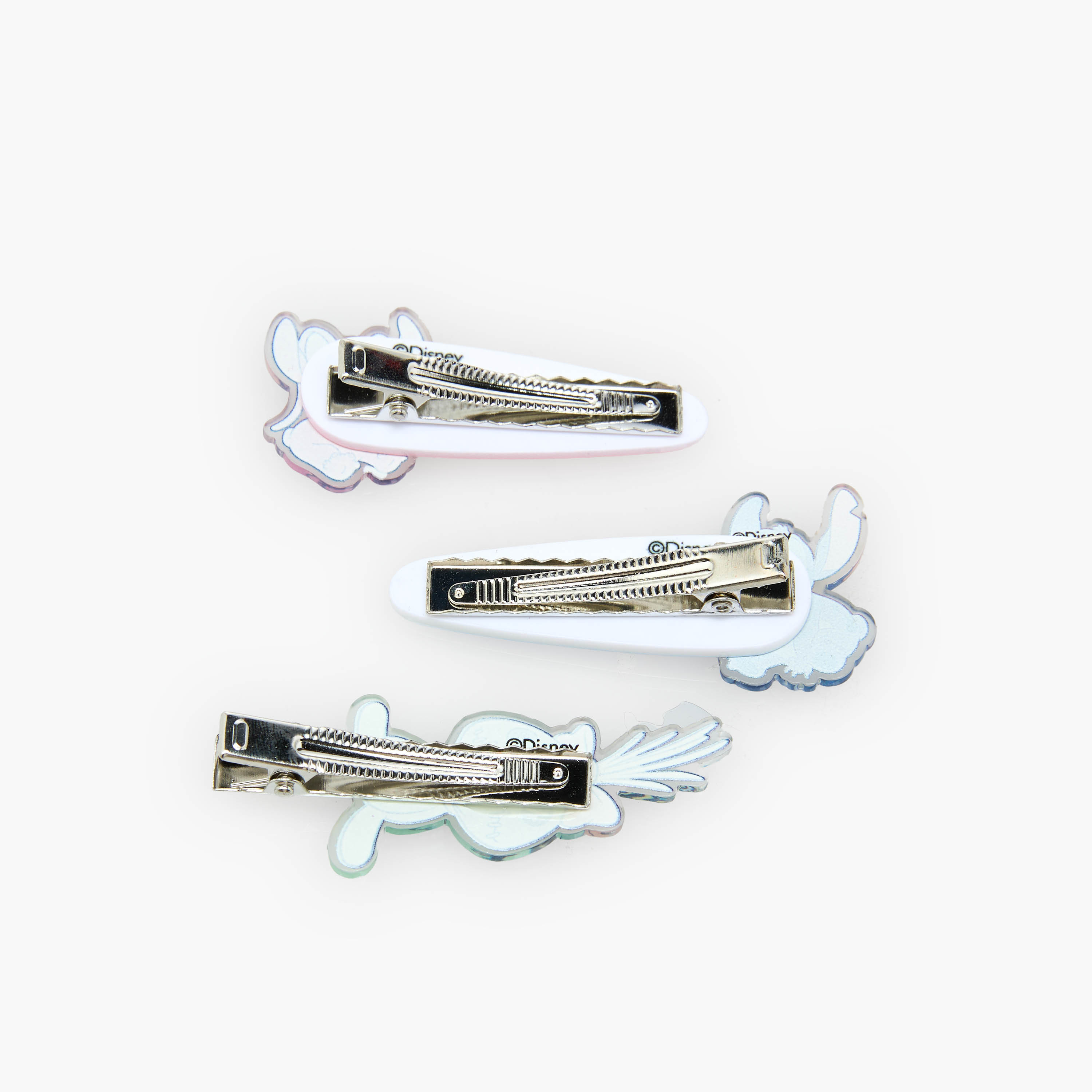 Pack of 3 Disney Hair Clip with Angel and Stitch Print-girls-accessories-hairaccessories-image-4