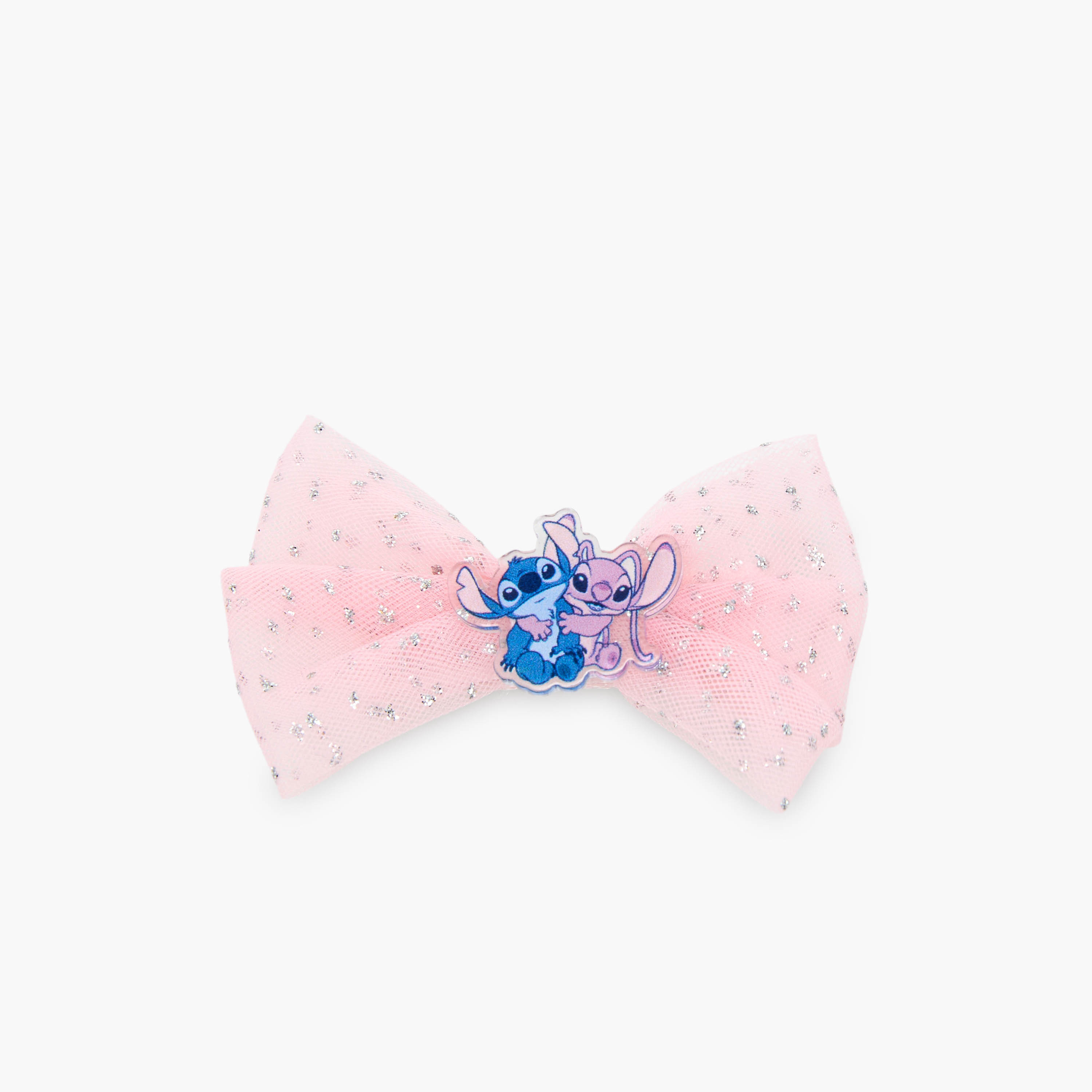 Set of 6 Disney Hair Accessories with Angel and Stitch Print-girls-accessories-hairaccessories-image-3