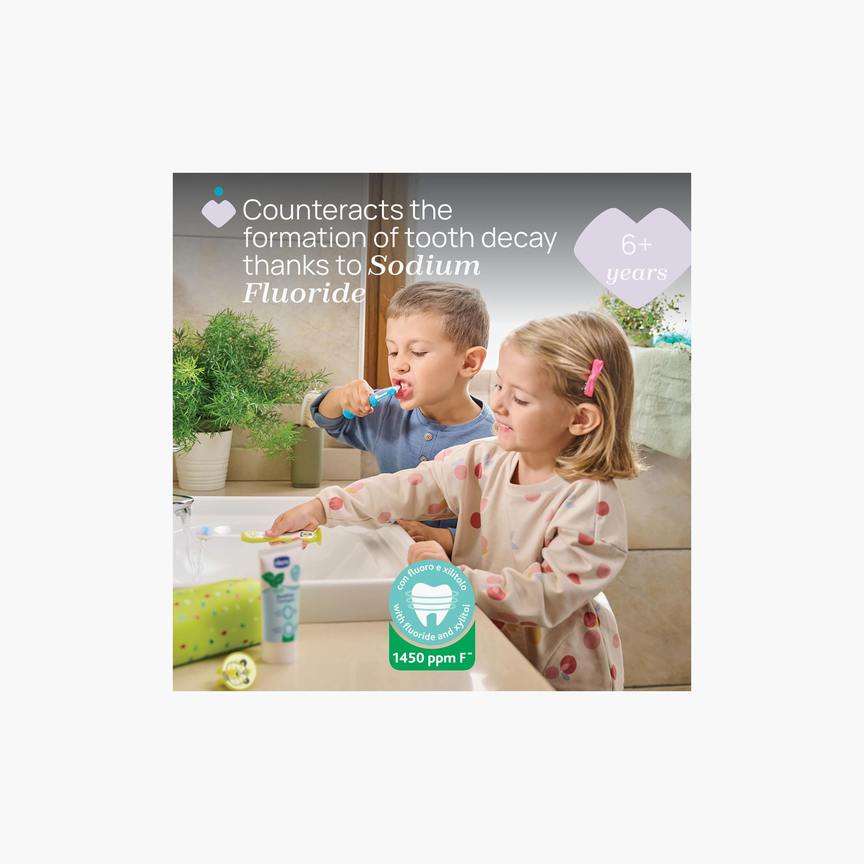 معجون أسنان نعناع خفيف من شيكو - 50 مل - من 6 سنوات فما فوق-baby-bathandcare-oralcare-image-6