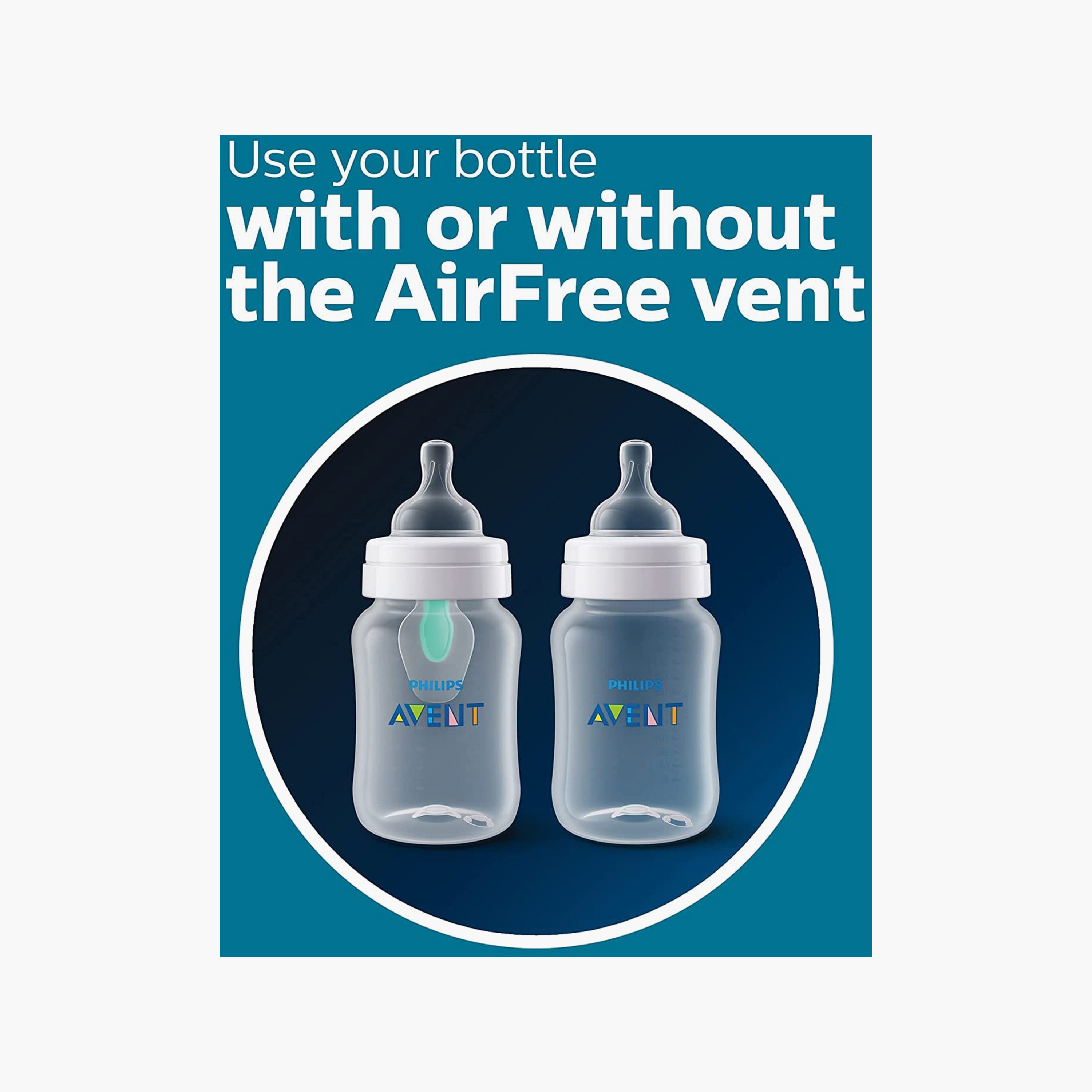 Pack of 2 Philips Feeding Bottle with Anti-Colic Valve-baby-feeding-feedingbottles-bottlesandteats-image-7