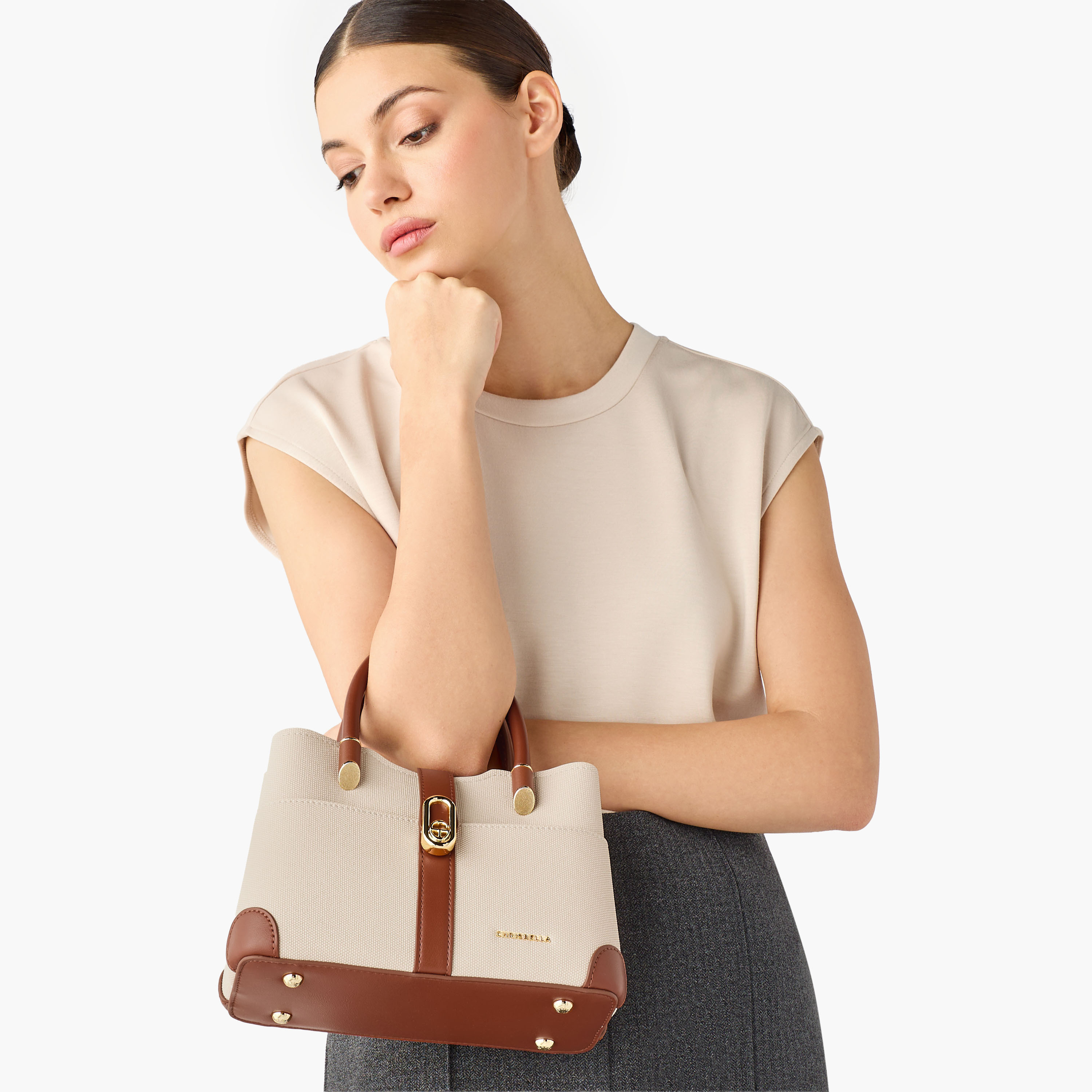 شنطة توتي بألواح مع محفظة من كريسبيلا-women-bagsandwallets-handbags-image-2