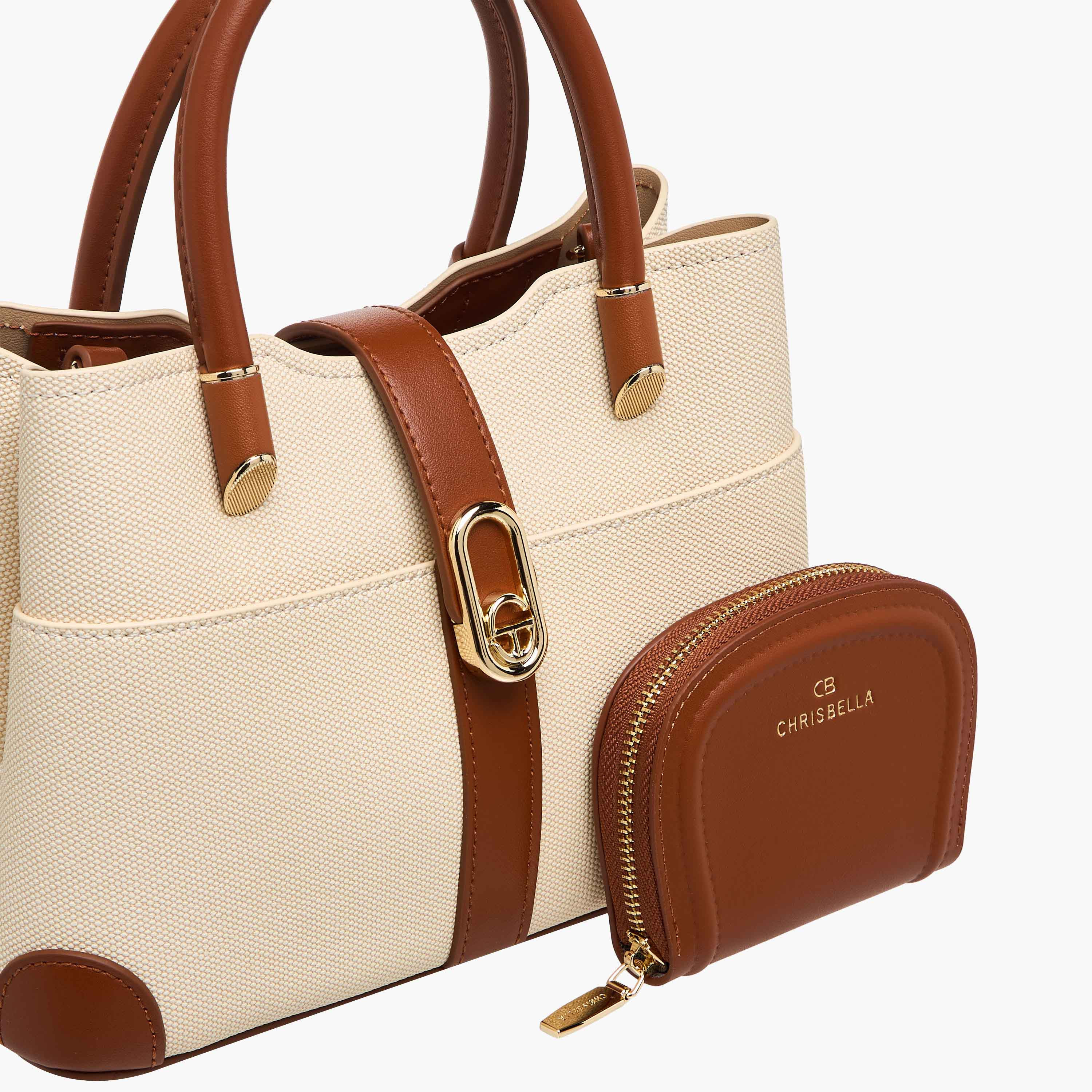 شنطة توتي بألواح مع محفظة من كريسبيلا-women-bagsandwallets-handbags-image-6