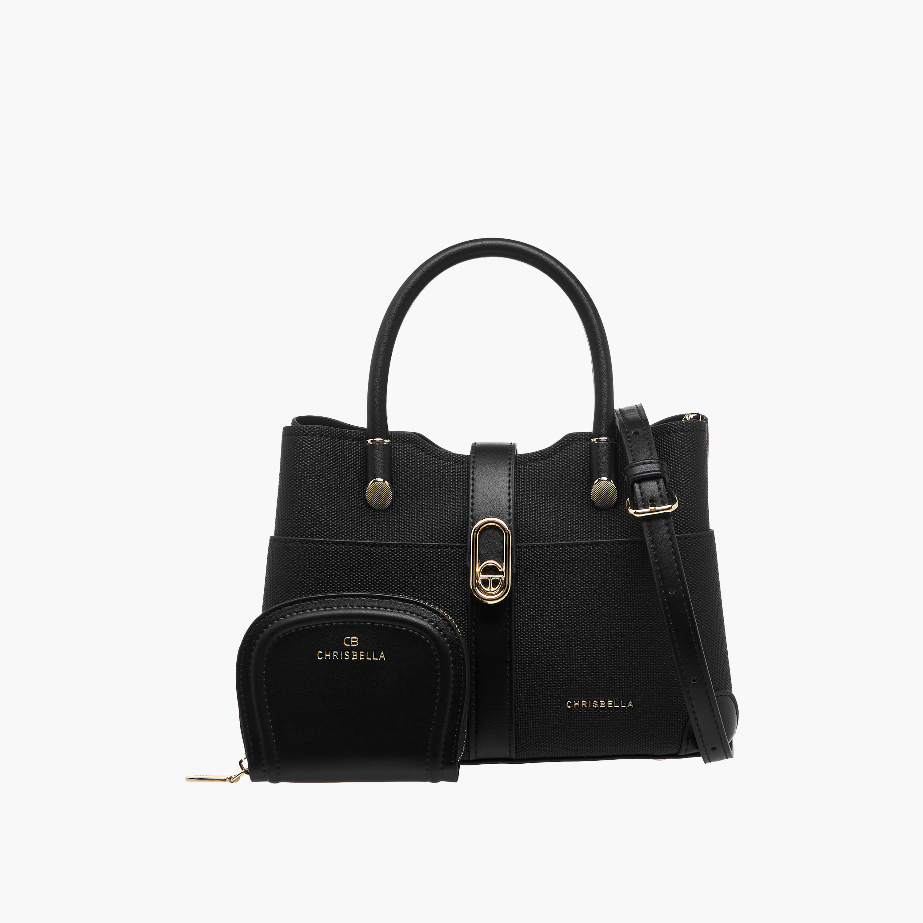 Chrisbella Panelled Tote Bag with Wallet-women-bagsandwallets-handbags-image-1