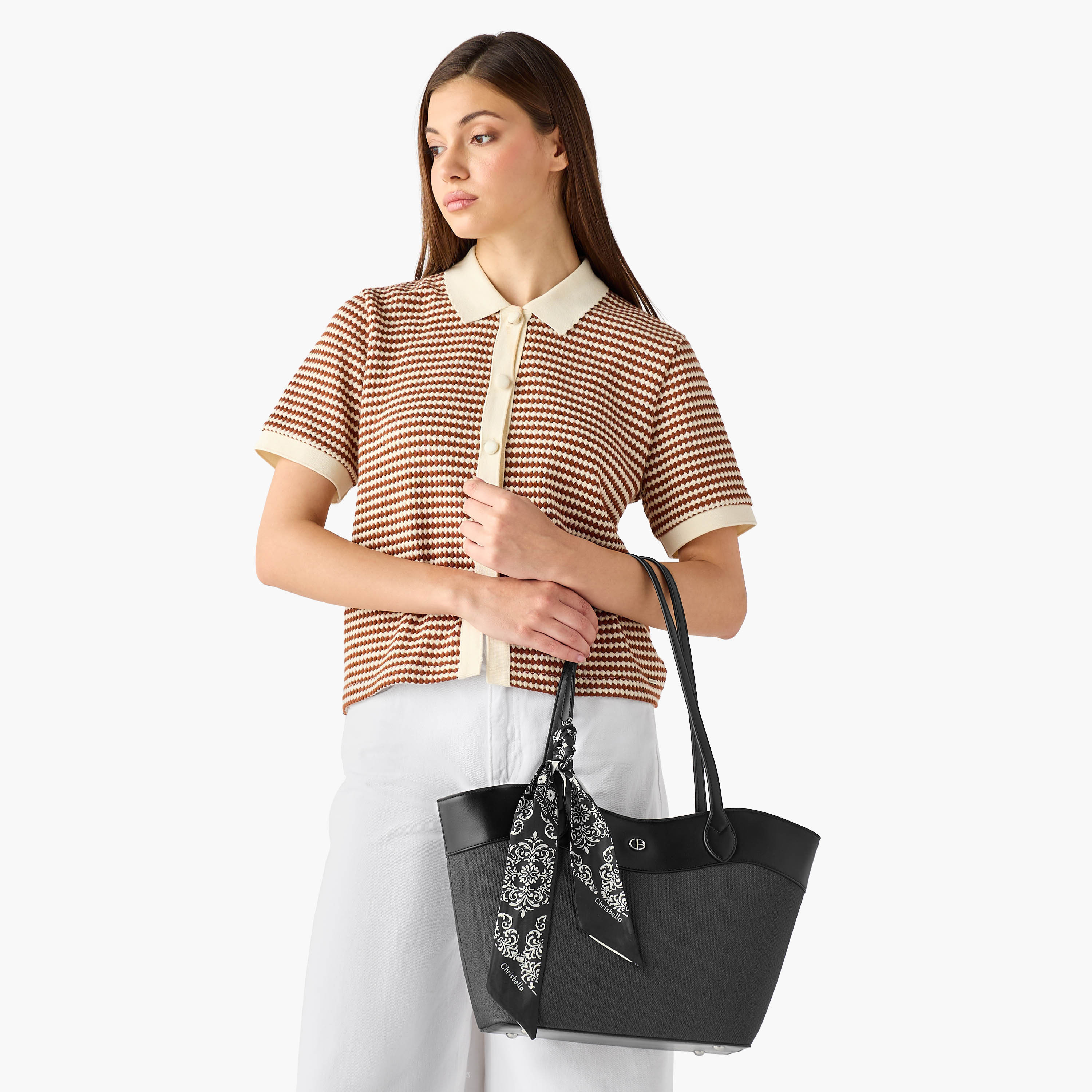 شنطة توتي بألواح مع محفظة من كريسبيلا-women-bagsandwallets-handbags-image-2