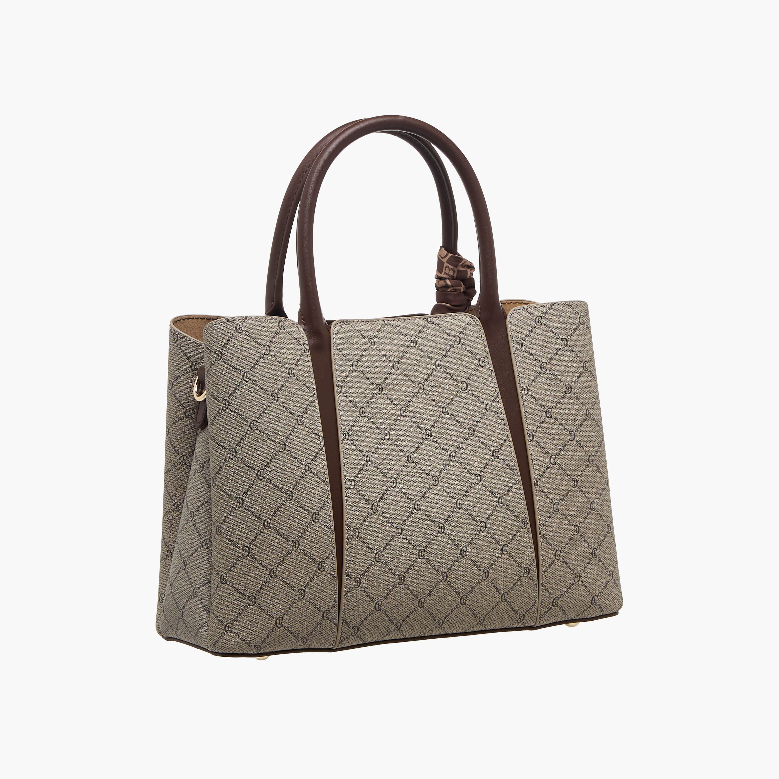 Chrisbella Monogram Print Tote Bag with Wallet-women-bagsandwallets-handbags-image-5