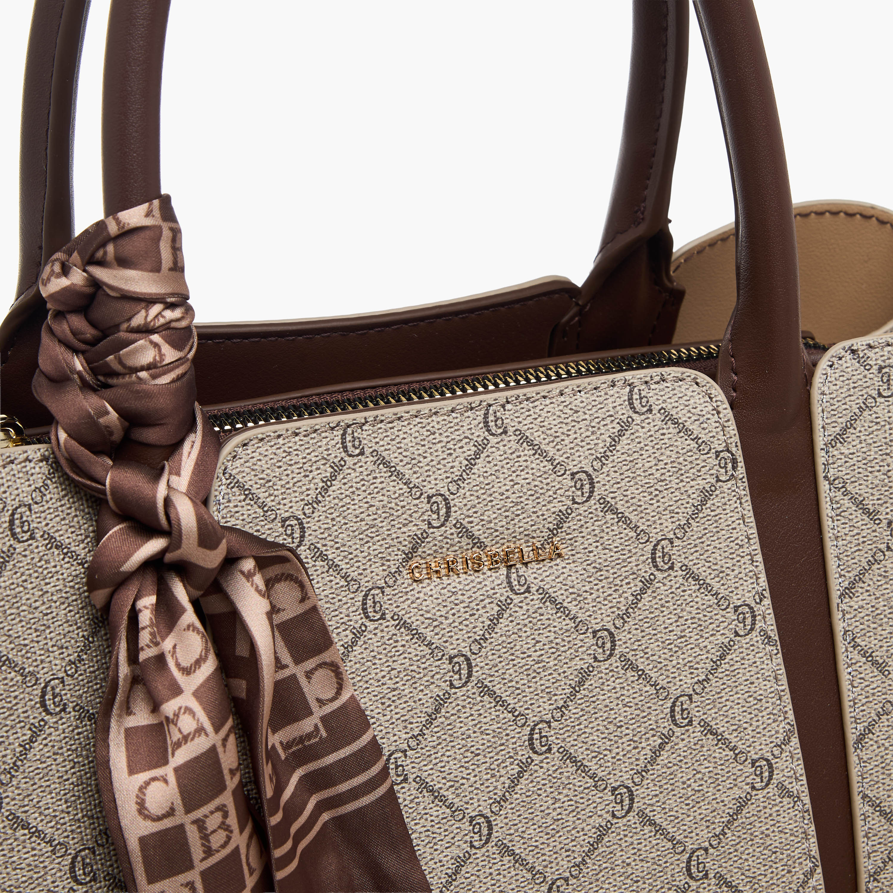 Chrisbella Monogram Print Tote Bag with Wallet-women-bagsandwallets-handbags-image-8