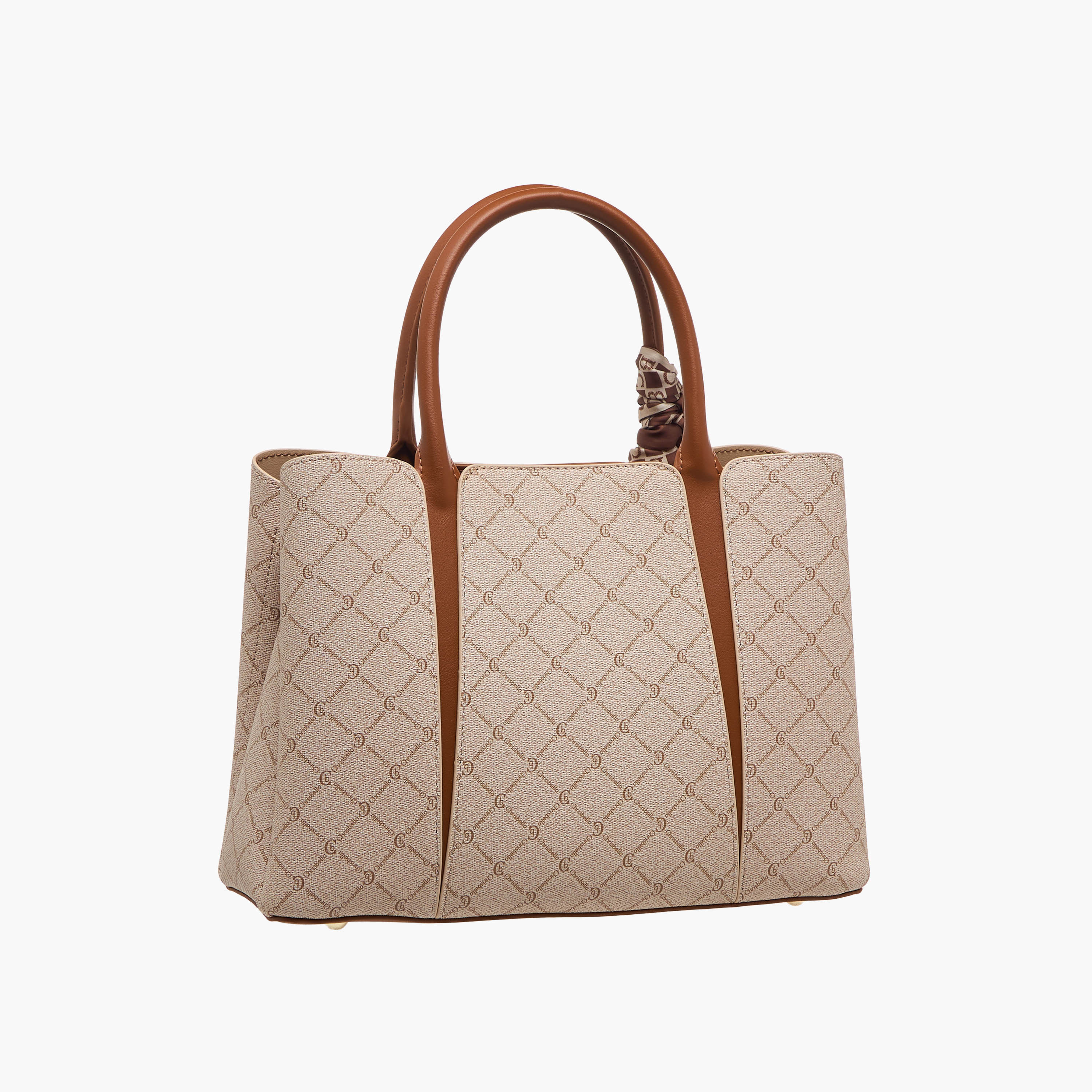 شنطة توت بطبعات مع محفظة من كريسبيلا-women-bagsandwallets-handbags-image-4