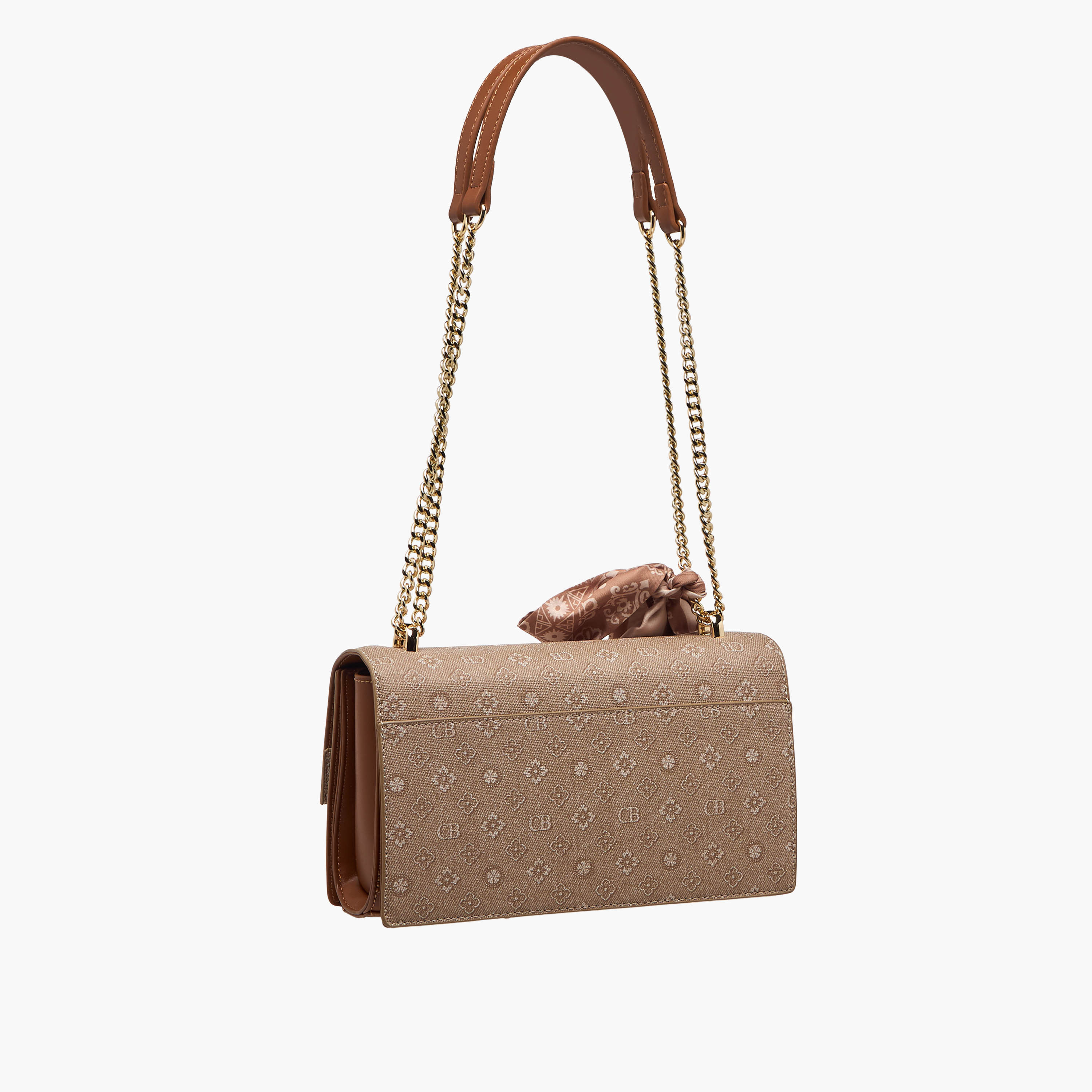 Chrisbella Scarf Accent Shoulder Bag with Wallet-women-bagsandwallets-handbags-image-4