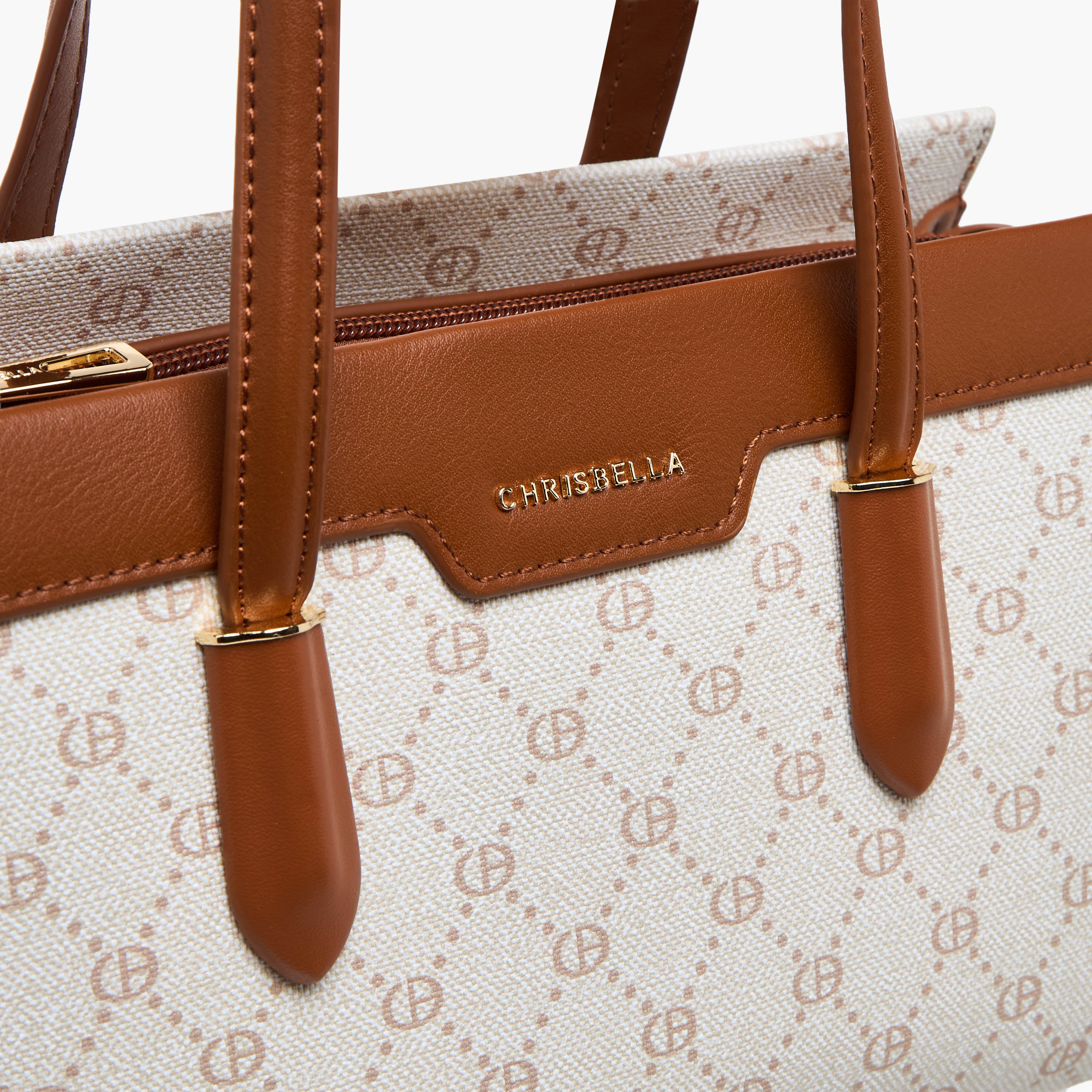 شنطة توت بطبعات مع محفظة من كريسبيلا-women-bagsandwallets-handbags-image-10