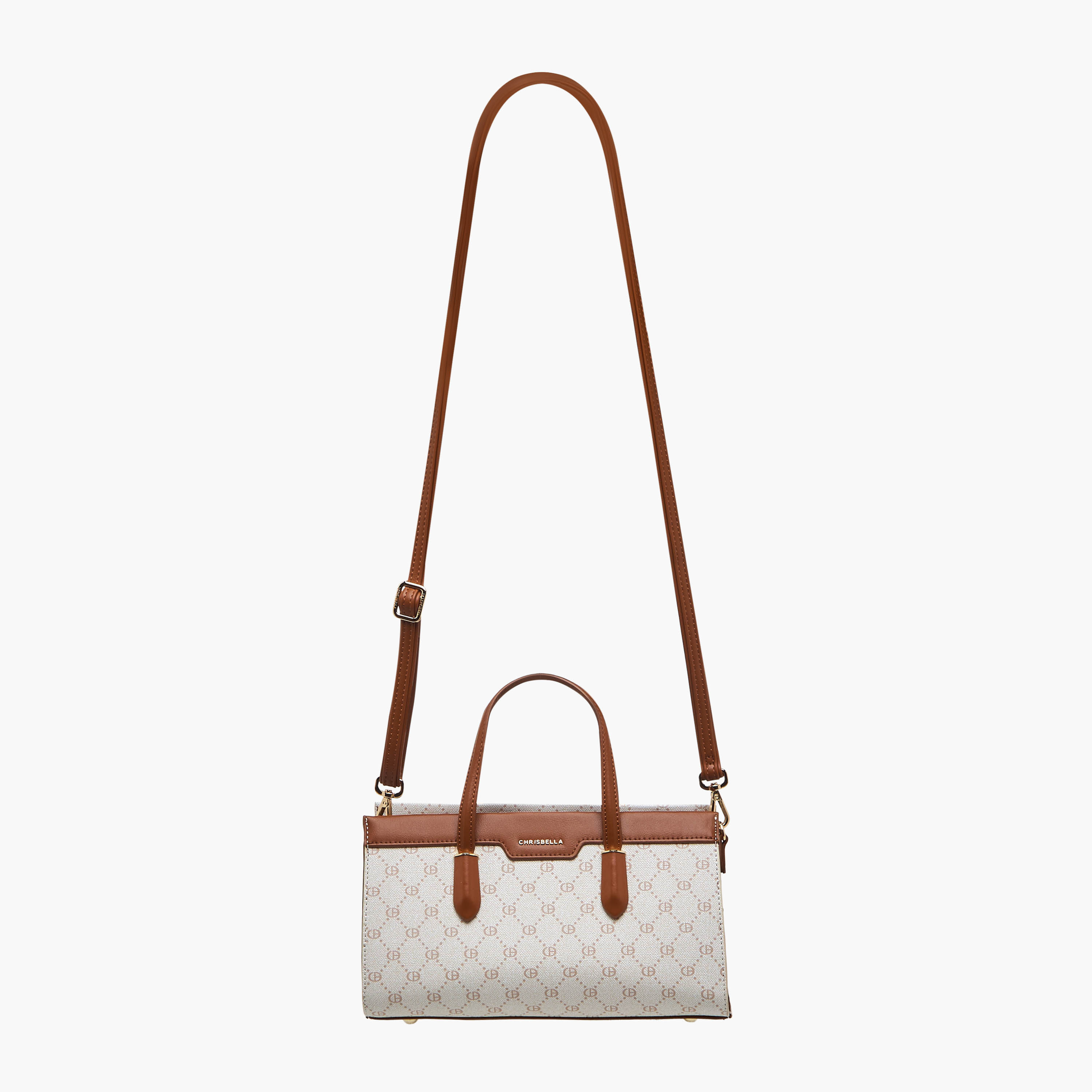 شنطة توت بطبعات مع محفظة من كريسبيلا-women-bagsandwallets-handbags-image-4
