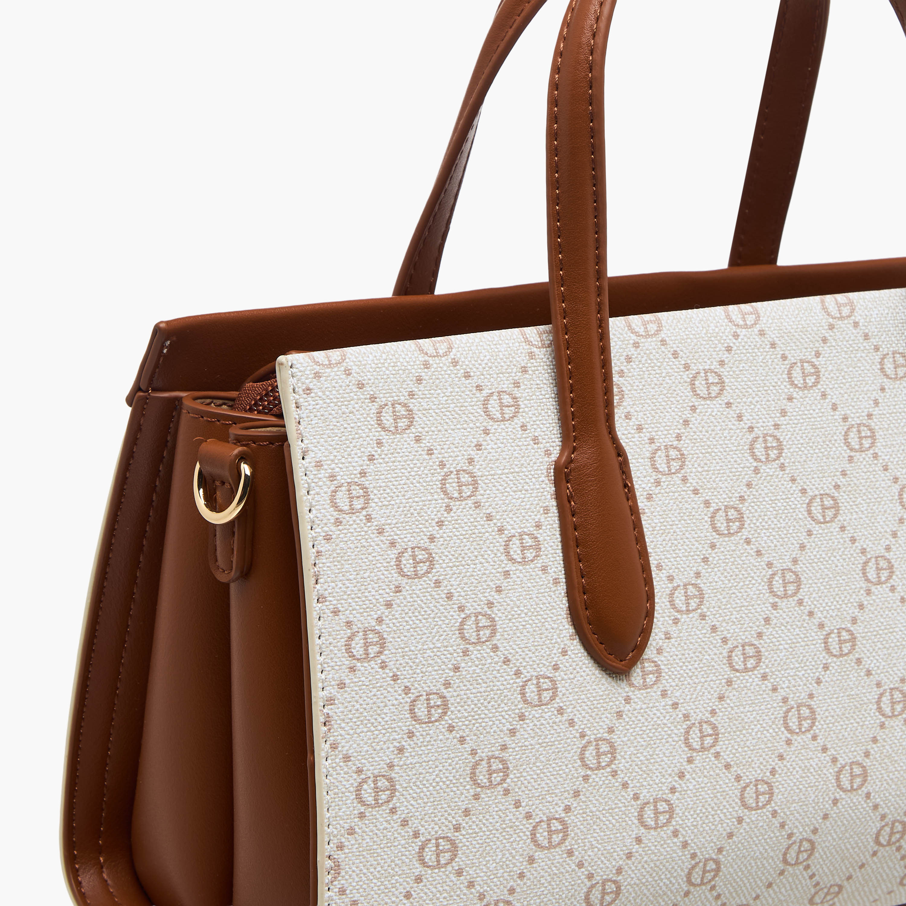 شنطة توت بطبعات مع محفظة من كريسبيلا-women-bagsandwallets-handbags-image-9