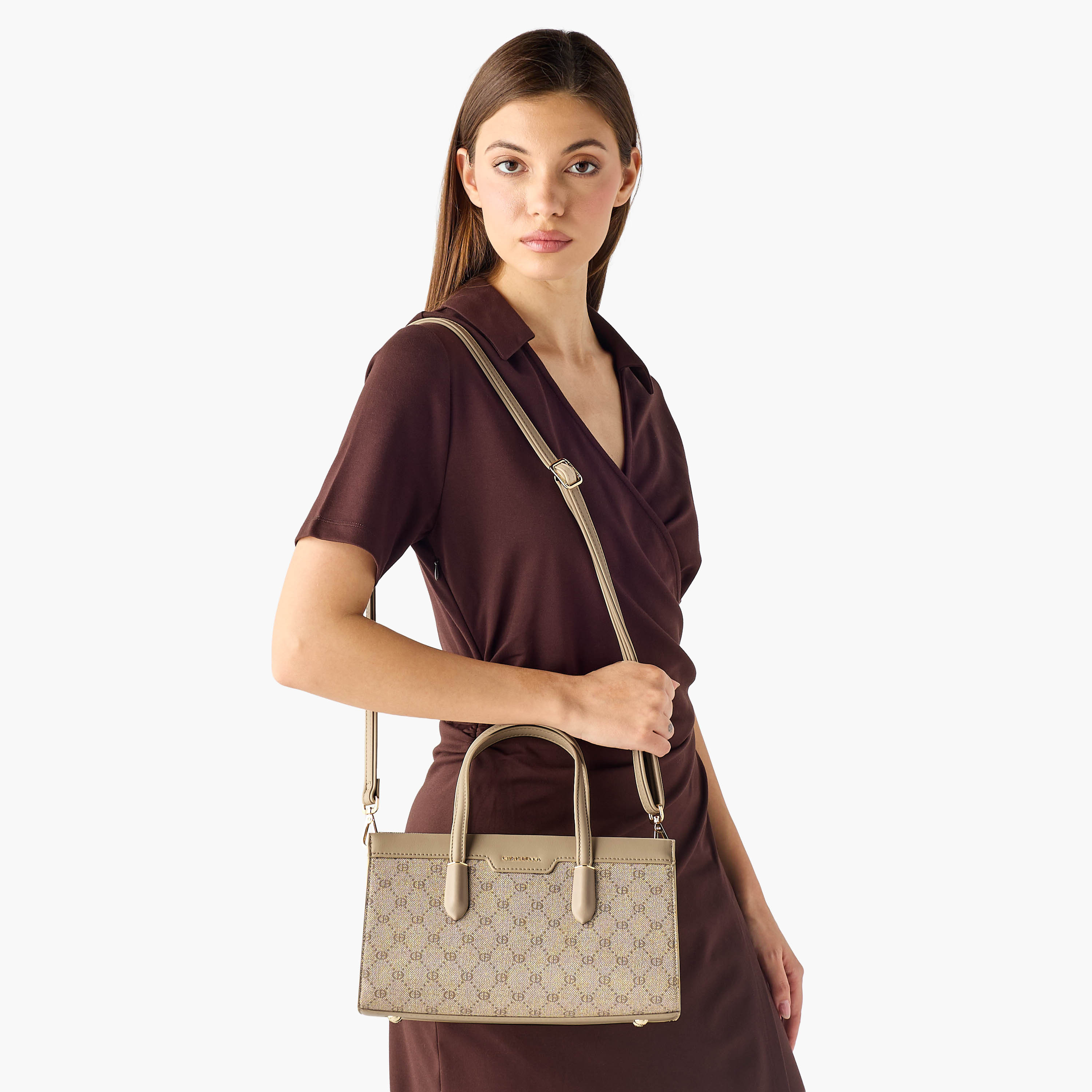 Chrisbella Monogram Print Tote Bag with Wallet-women-bagsandwallets-handbags-image-2